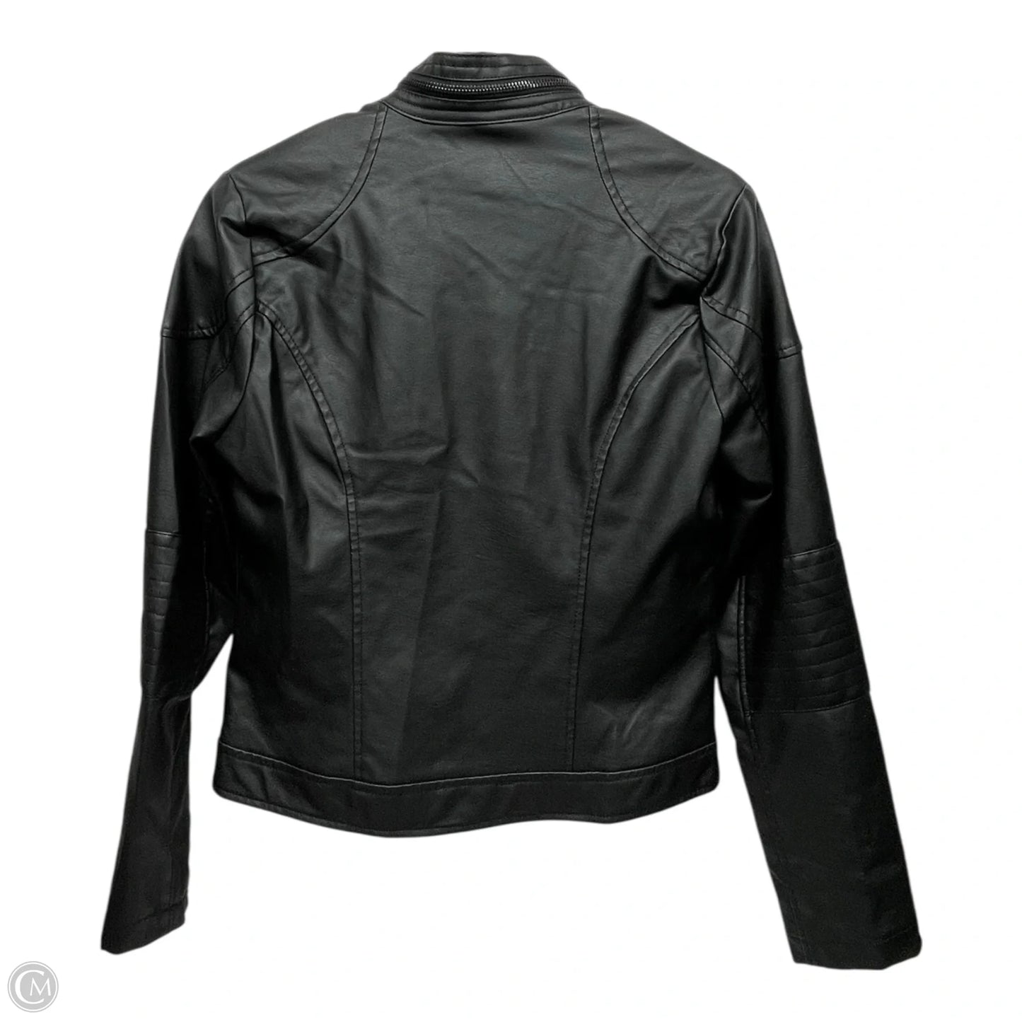 Jacket Moto Leather By MARALYN & ME In Black, Size: M