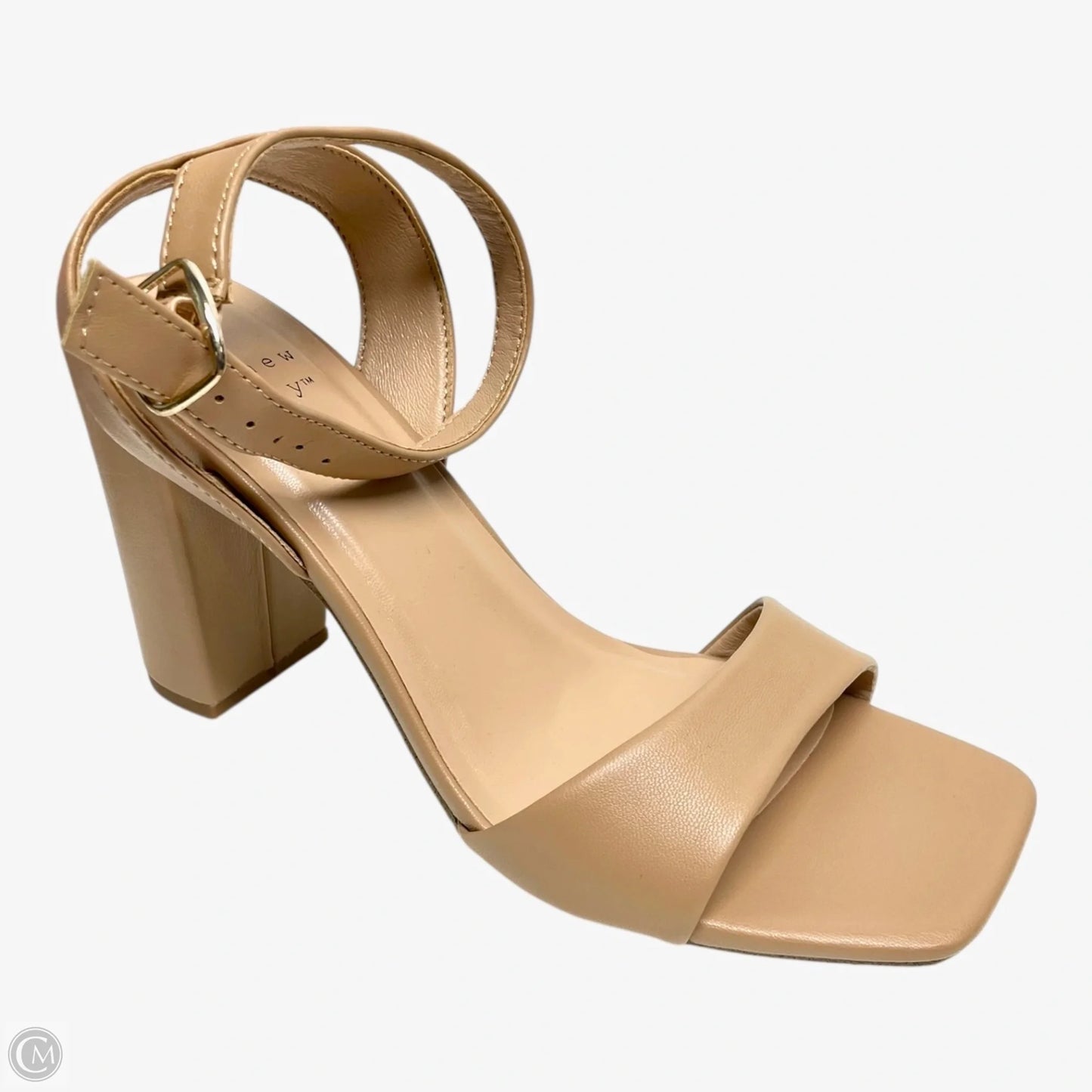 Sandals Heels Block By A New Day In Beige, Size: 7.5