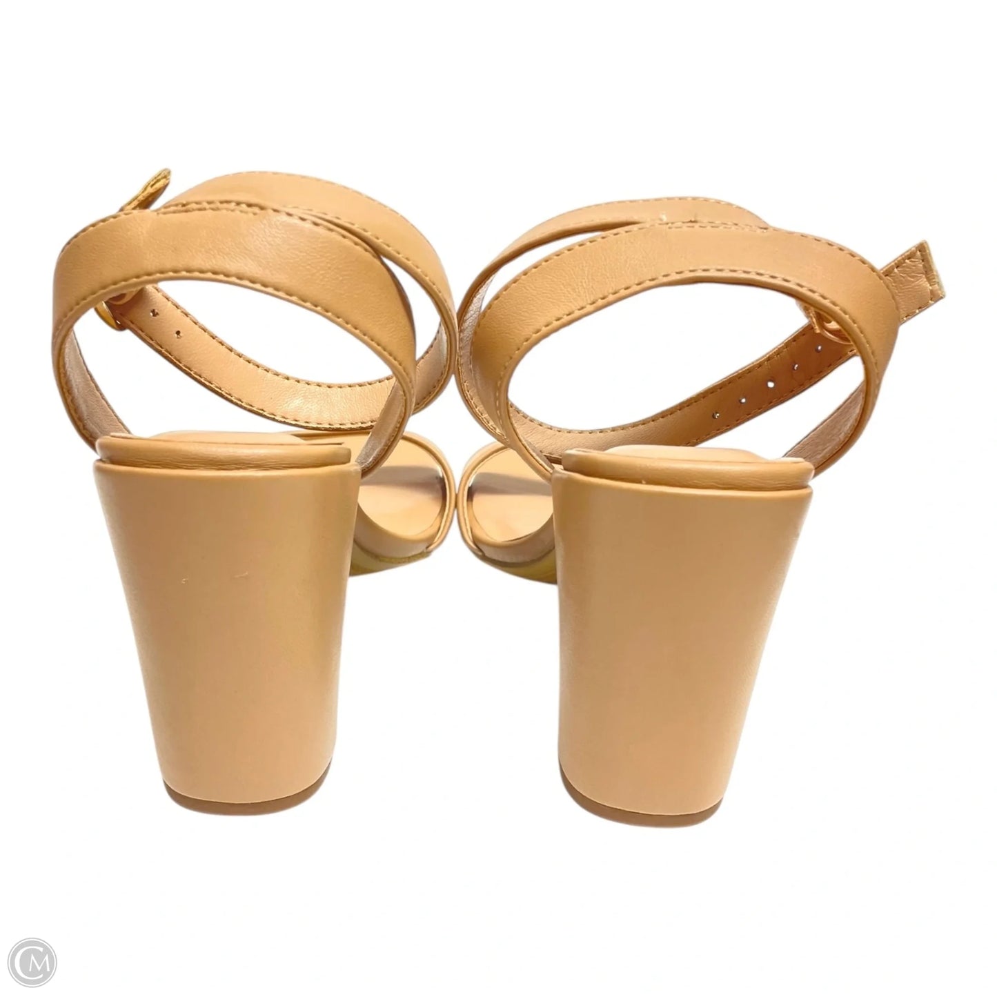 Sandals Heels Block By A New Day In Beige, Size: 7.5