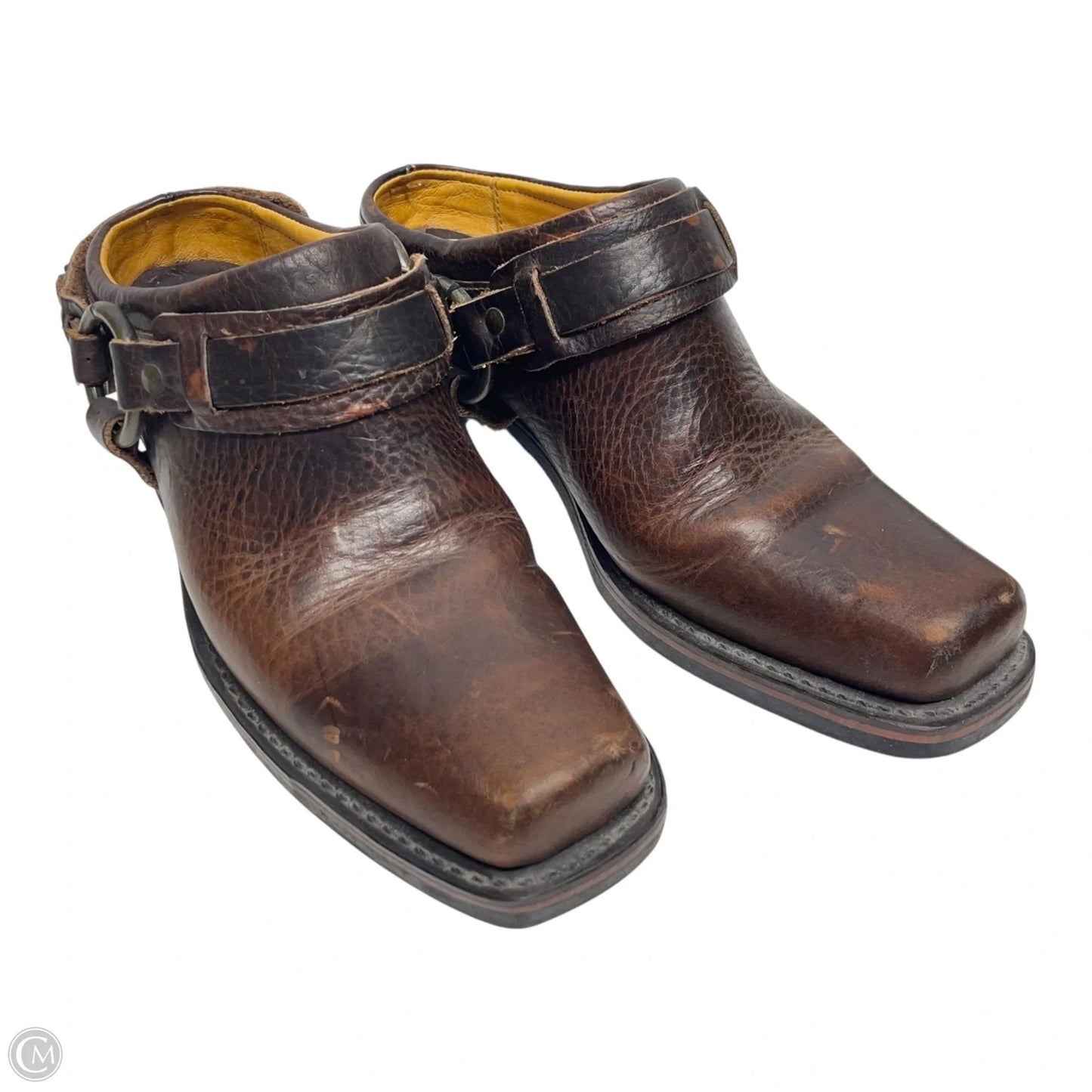 Shoes Designer By Frye In Brown, Size: 7