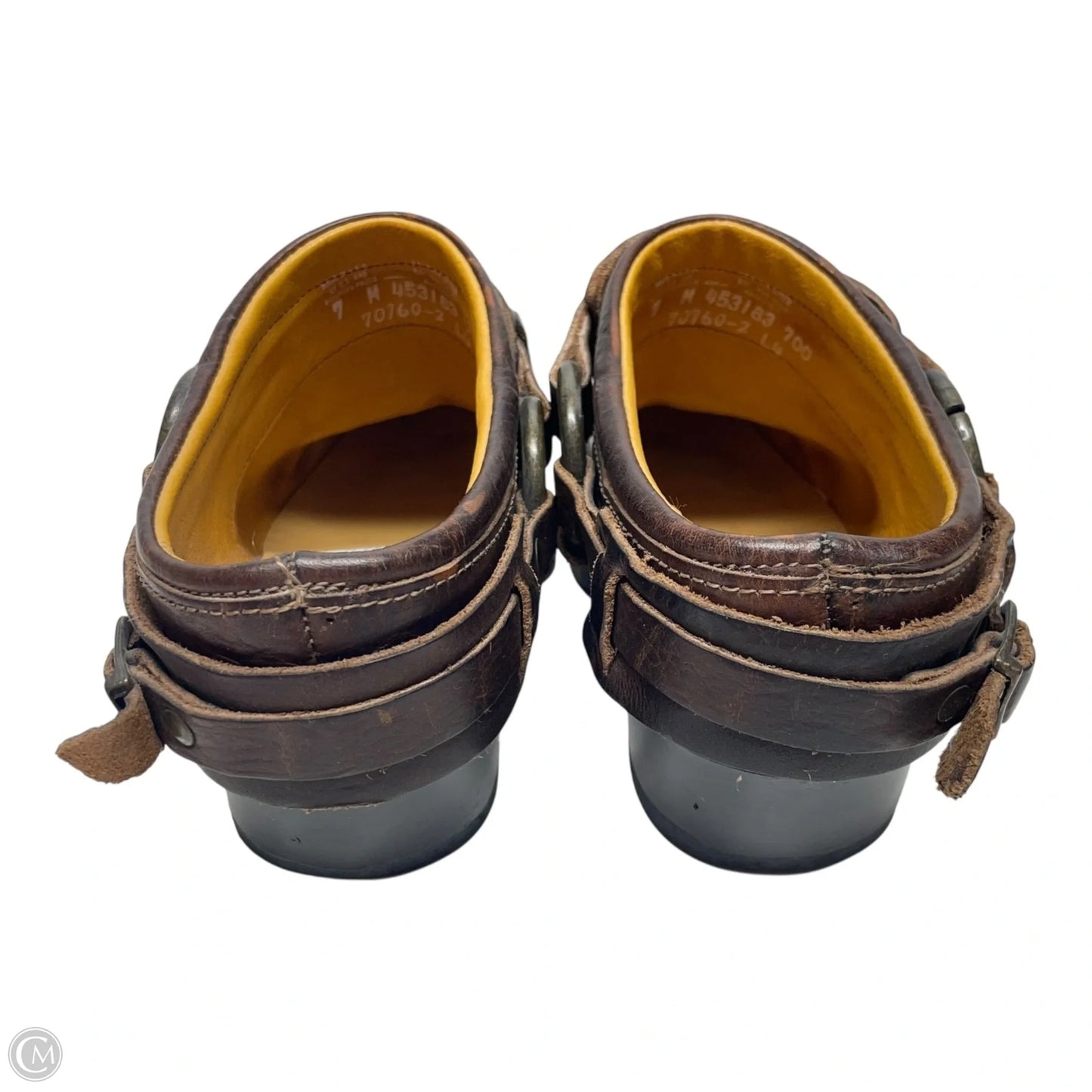 Shoes Designer By Frye In Brown, Size: 7