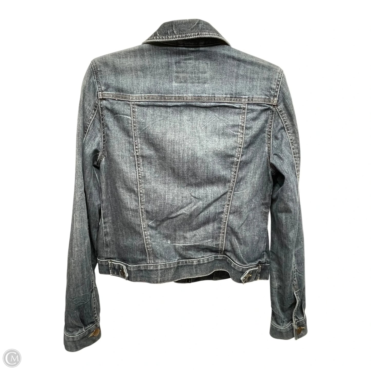 Jacket Denim By Ann Taylor In Blue Denim, Size: M
