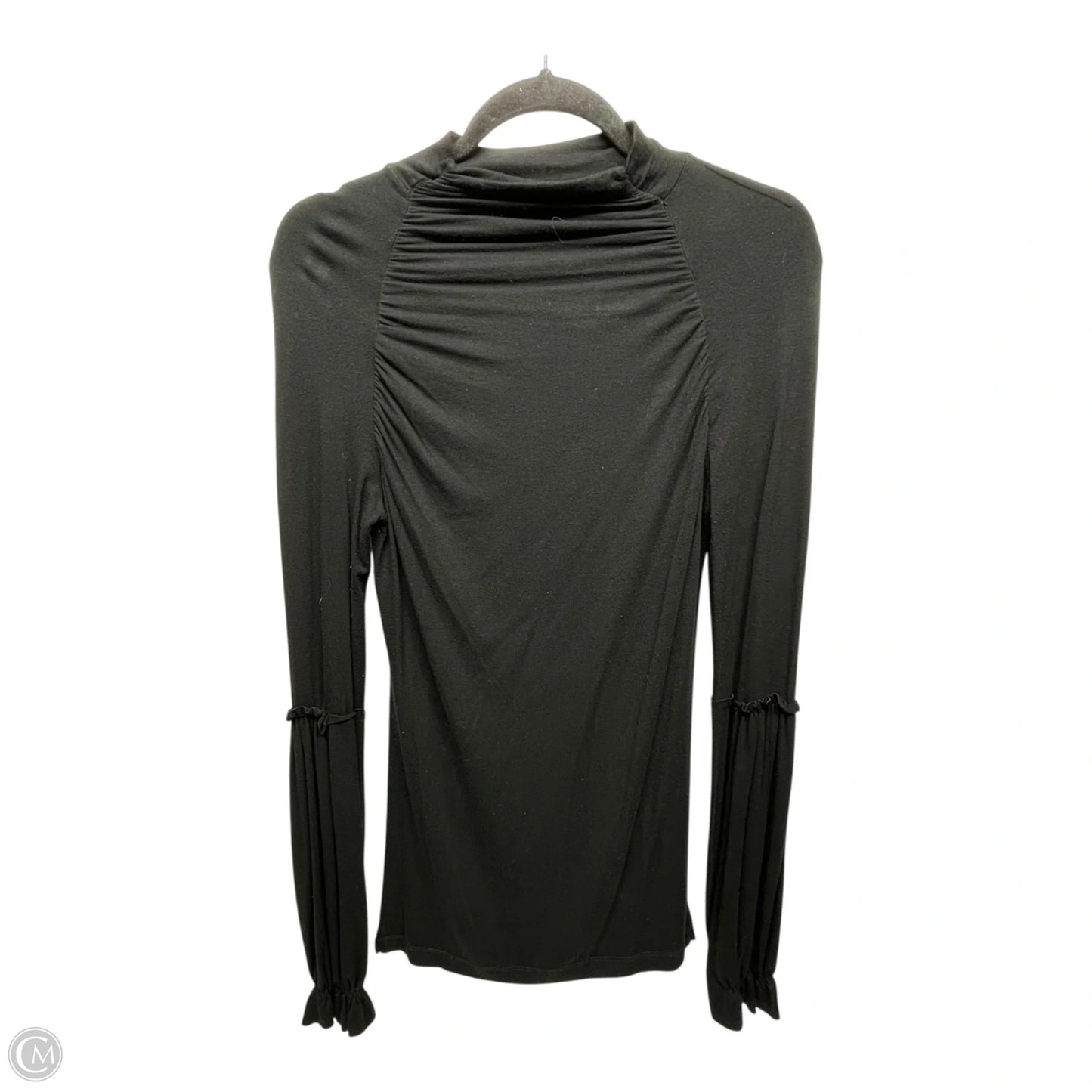 Top Long Sleeve Basic By Vertigo In Black, Size: S