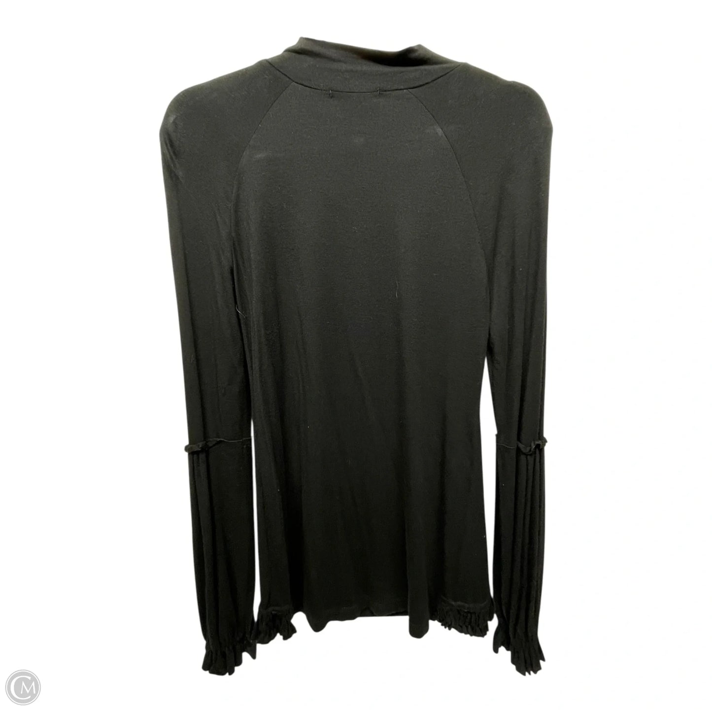 Top Long Sleeve Basic By Vertigo In Black, Size: S