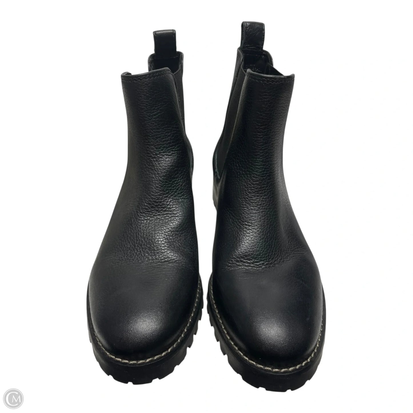 Boots Ankle Heels By Talbots In Black, Size: 6.5