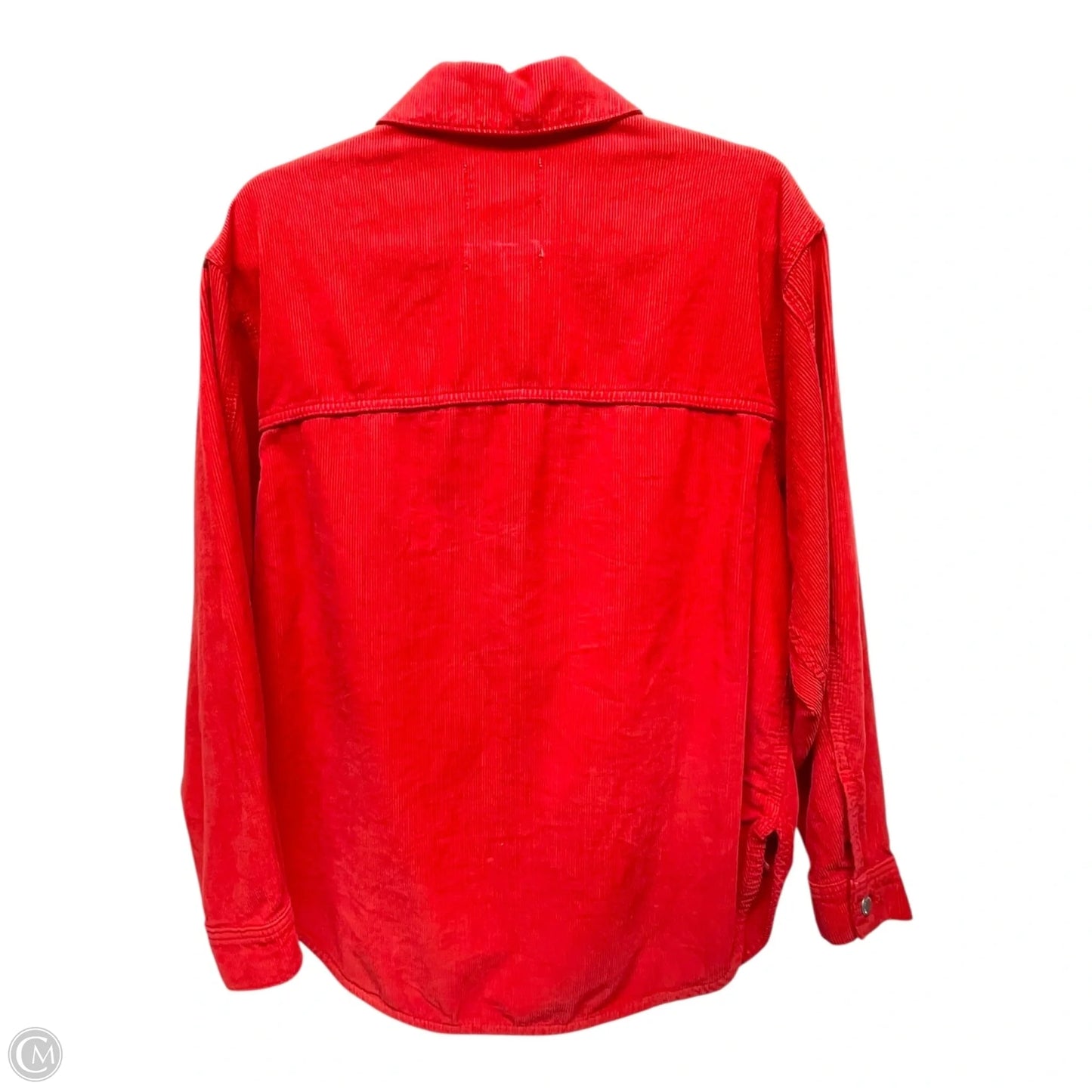 Jacket Shirt By Universal Thread In Red, Size: S