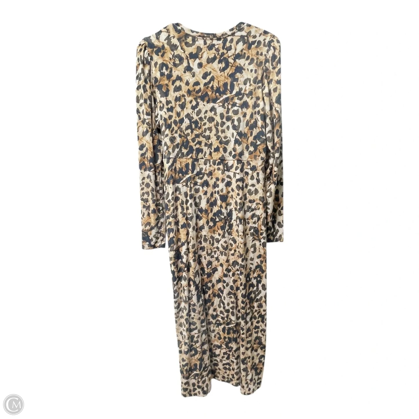Dress Casual Maxi By Cabi In Animal Print, Size: M