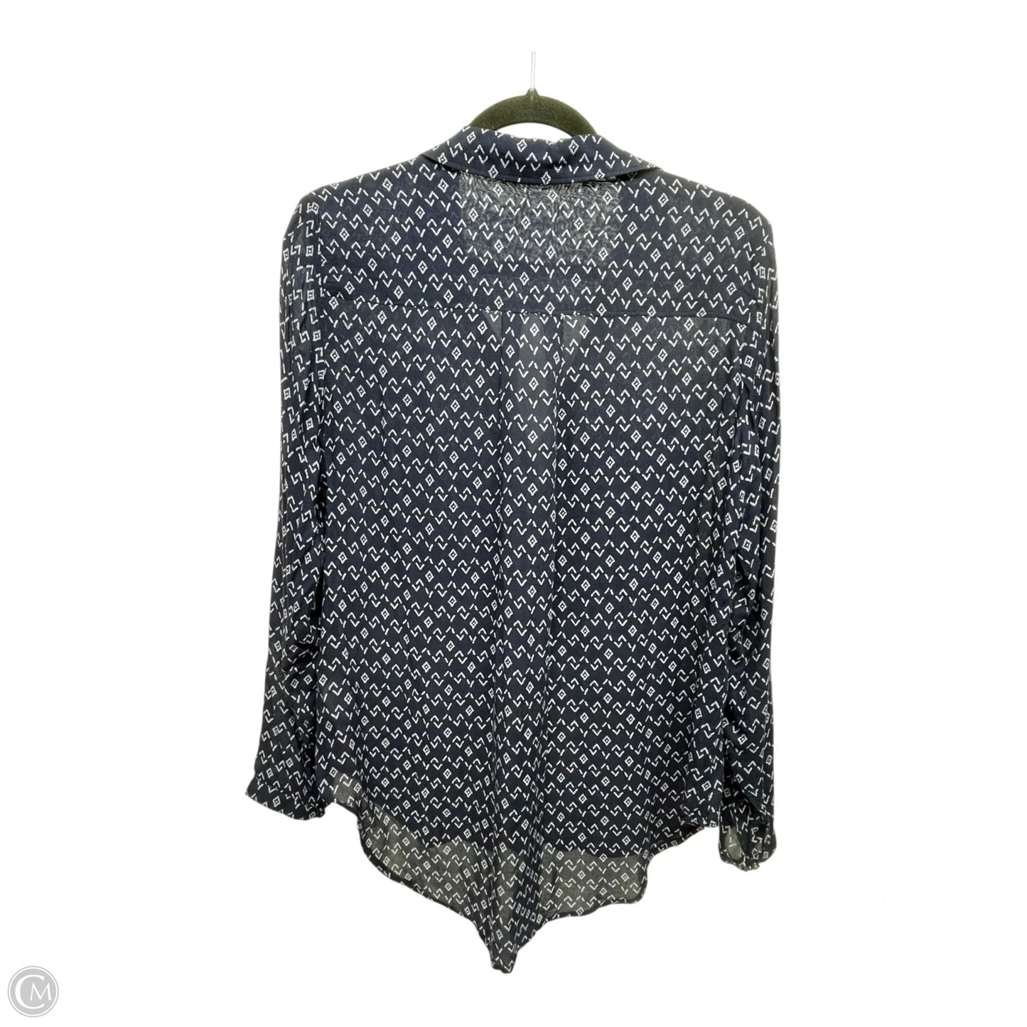 Top Long Sleeve By Cloth & Stone In Blue, Size: S