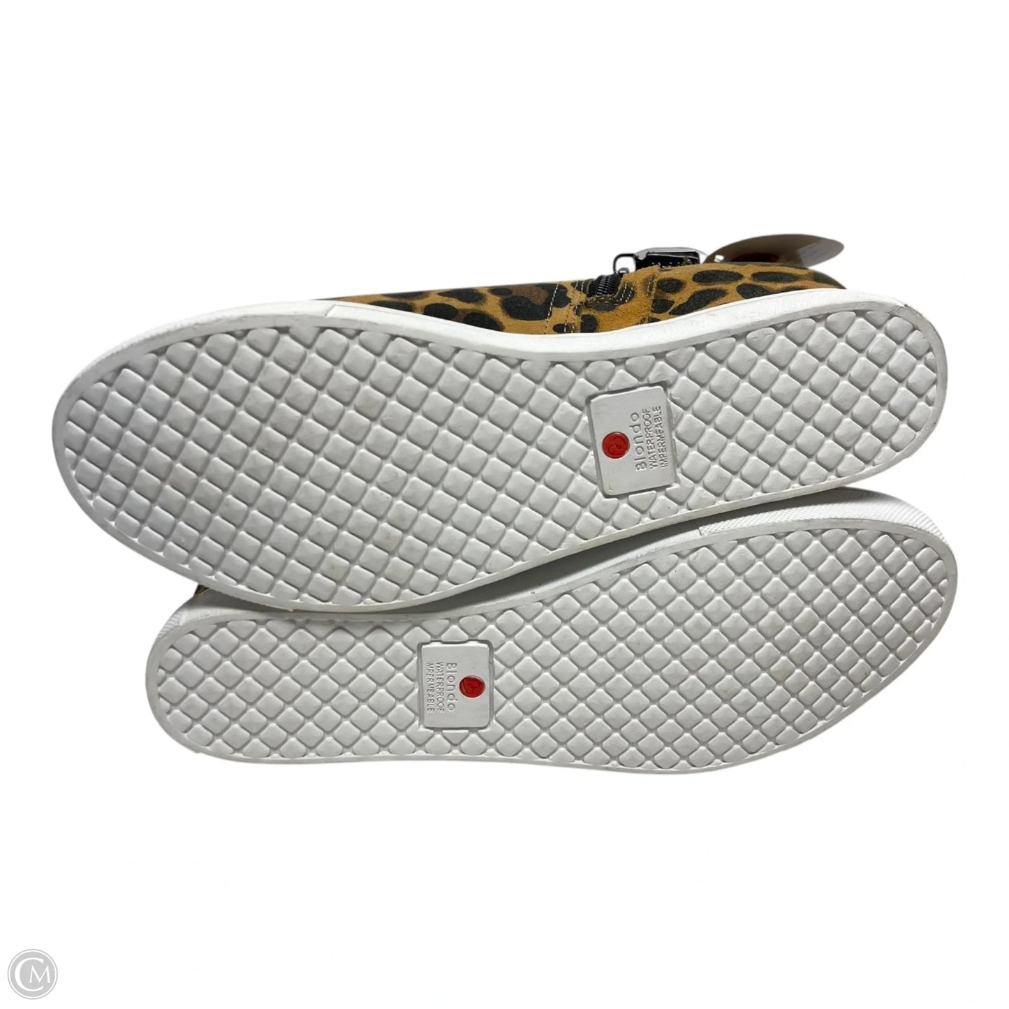 Boots Ankle Flats By Blondo In Animal Print, Size: 6.5