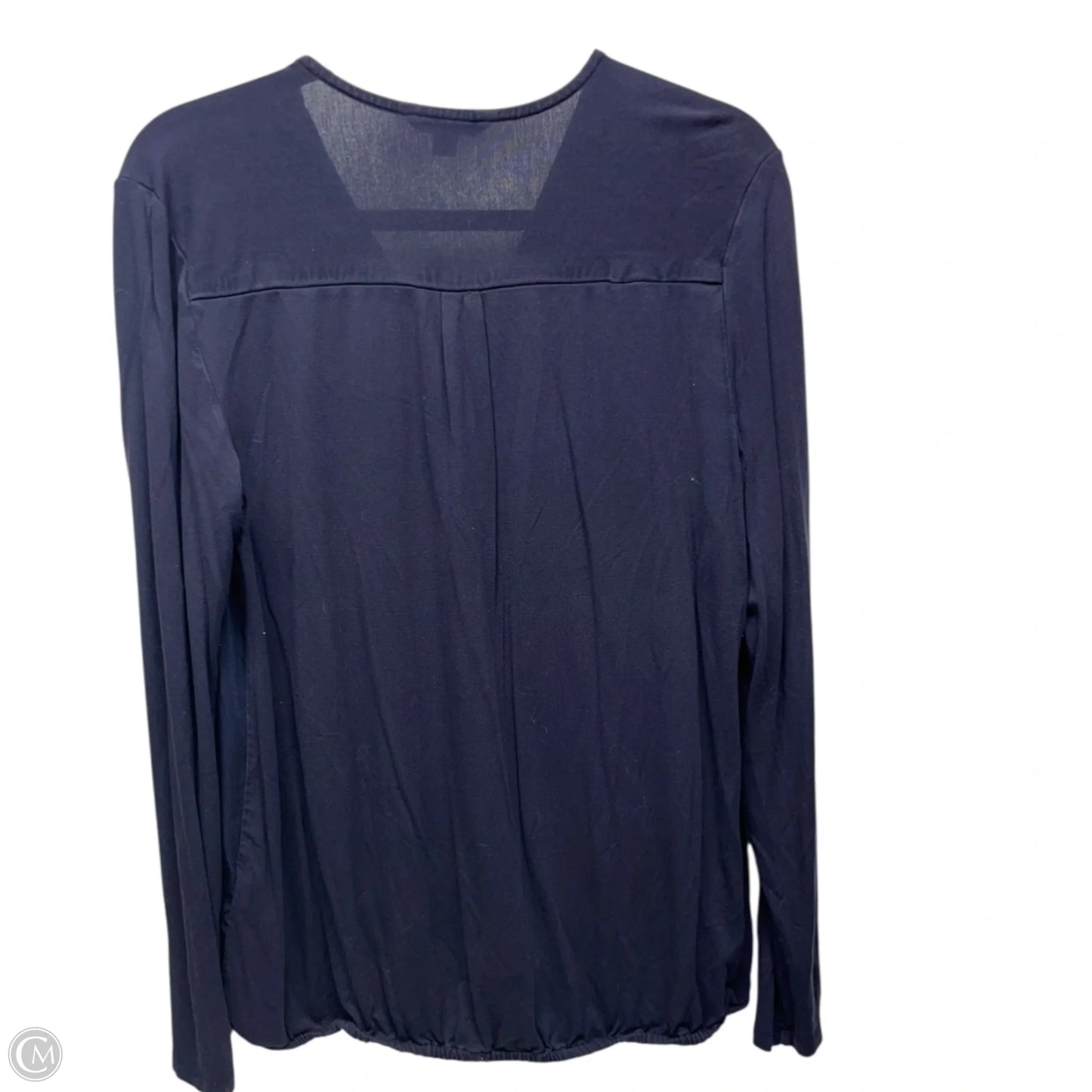 Top Long Sleeve By Tommy Hilfiger In Navy, Size: L