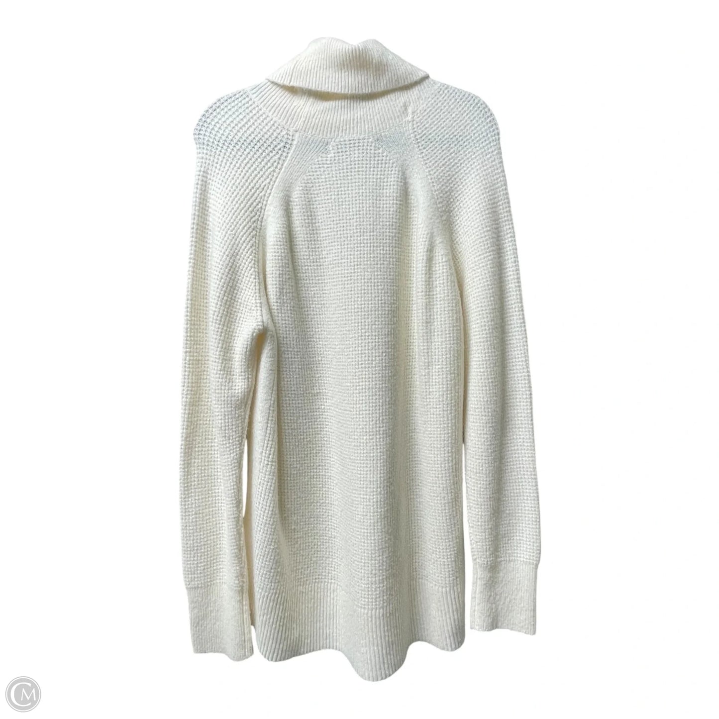 Sweater By Loft In Ivory, Size: Xl