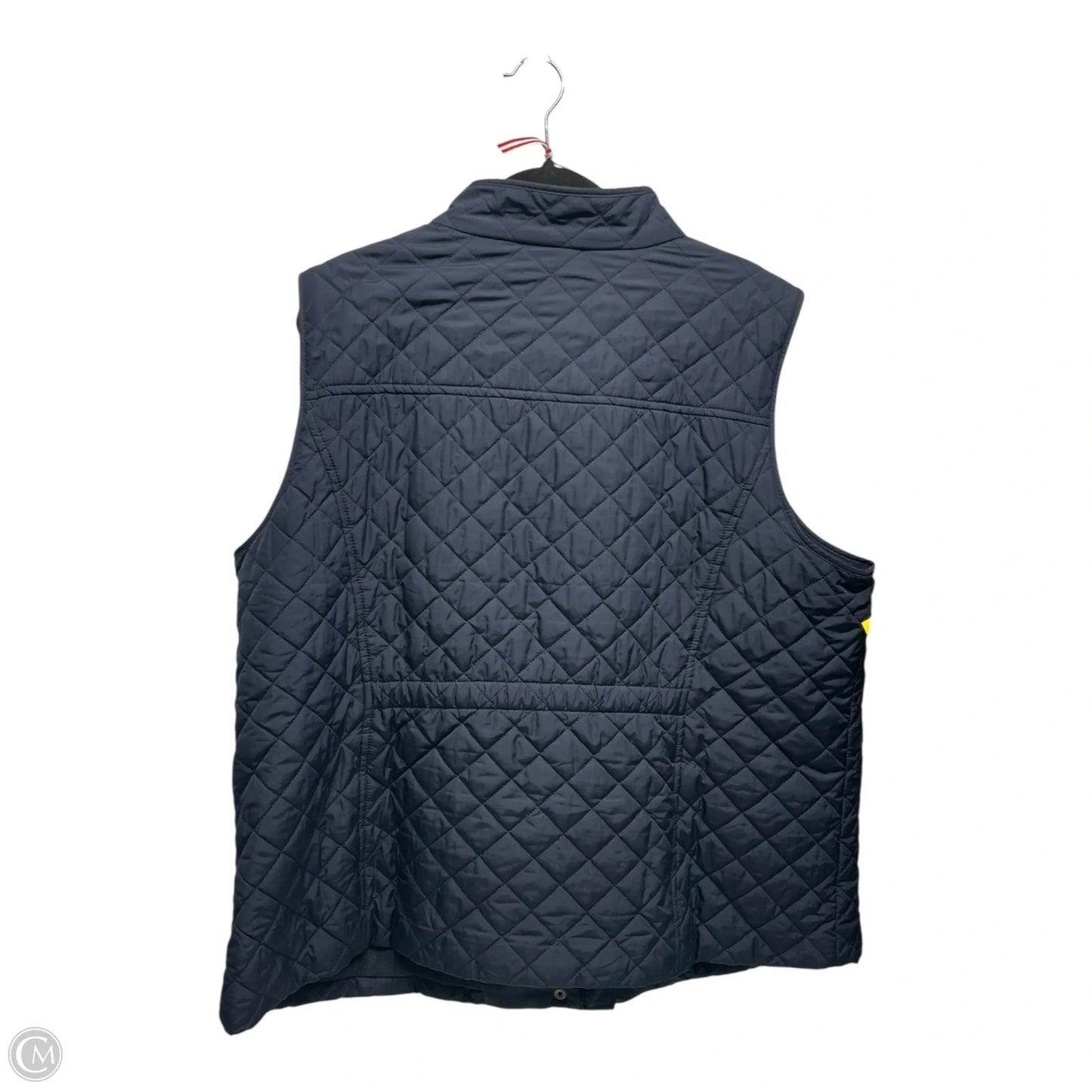 Vest Puffer & Quilted By Talbots In Navy, Size: 2x