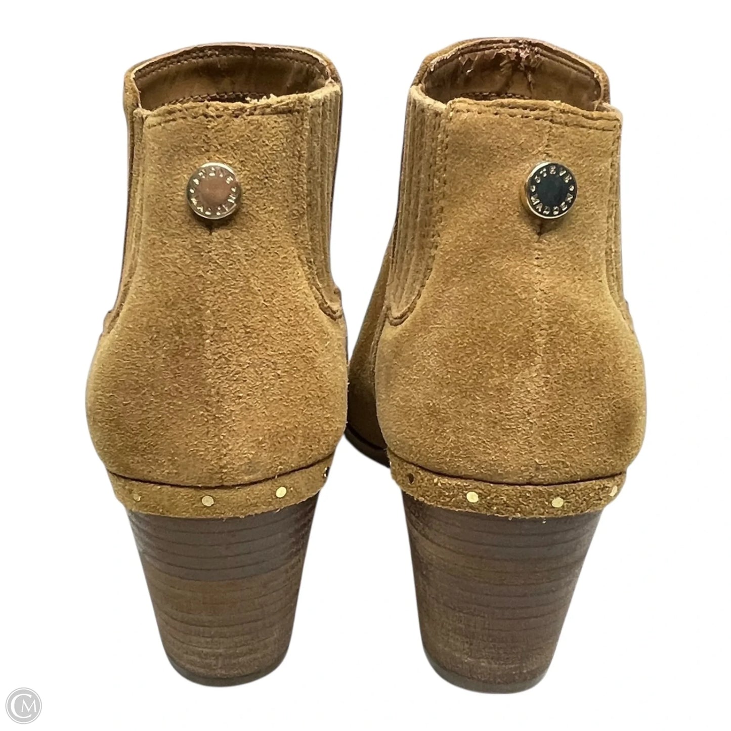 Boots Ankle Heels By Steve Madden In Brown, Size: 9