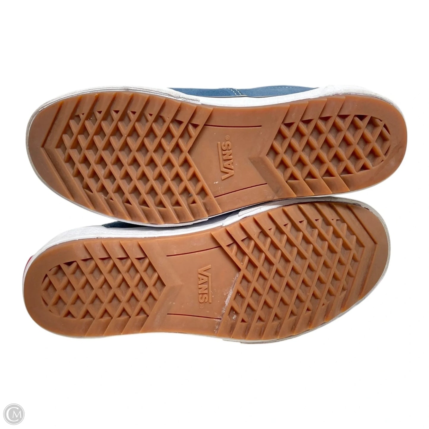 Shoes Sneakers By Vans In Blue, Size: 9