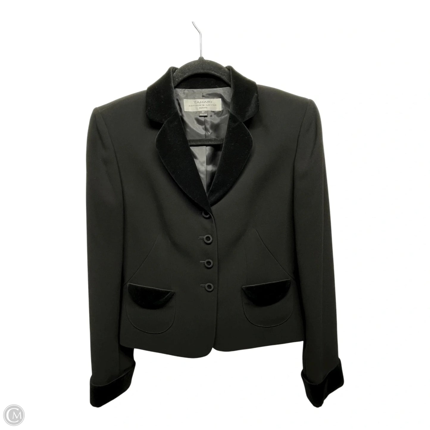 Blazer By Tahari In Black, Size: 4p
