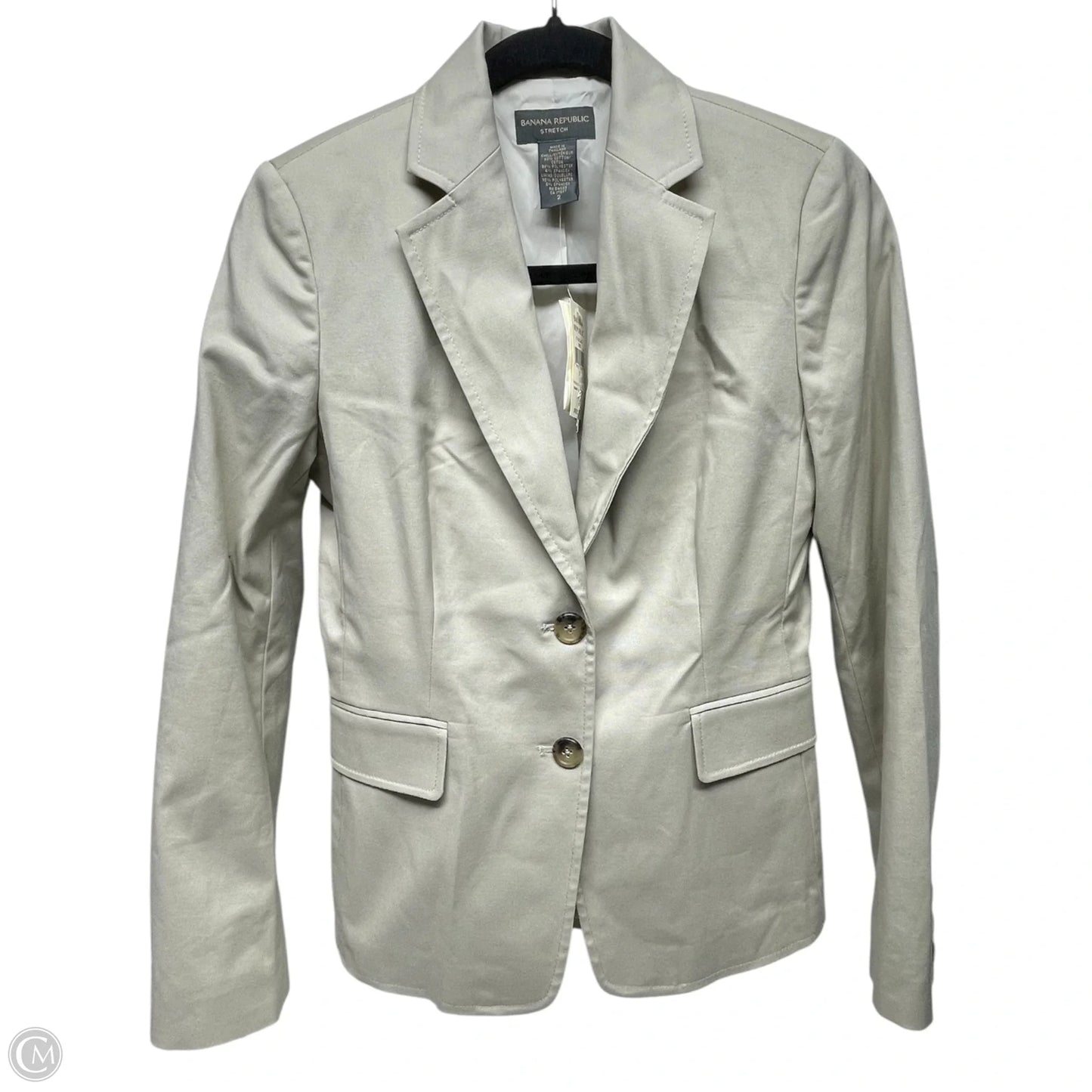 Blazer By Banana Republic In Beige, Size: 2
