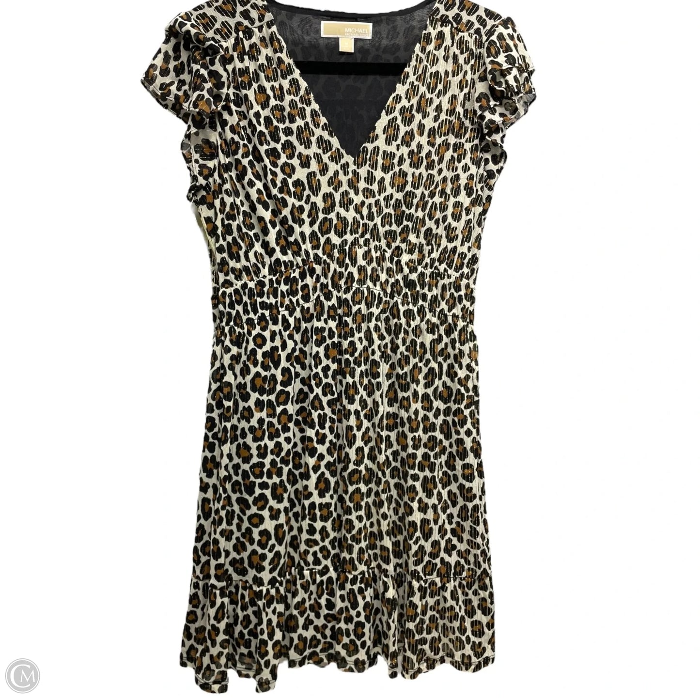 Dress Casual Short By Michael By Michael Kors In Animal Print, Size: M