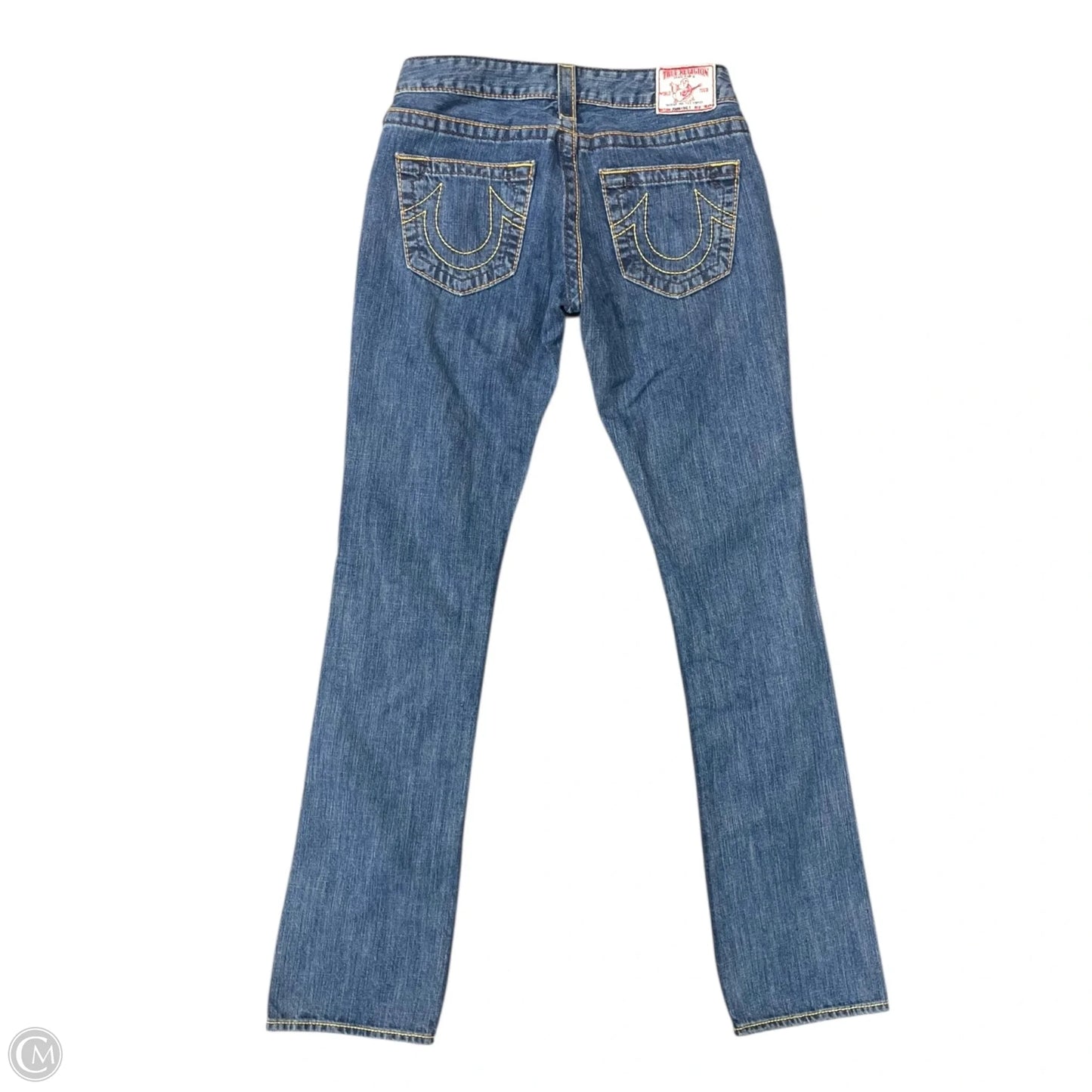 Jeans Flared By True Religion In Blue Denim, Size: 4
