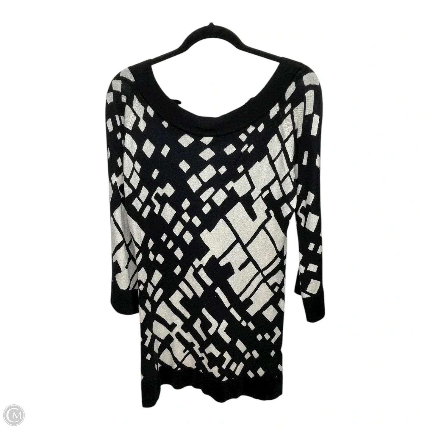 Sweater By White House Black Market In Black & White, Size: M