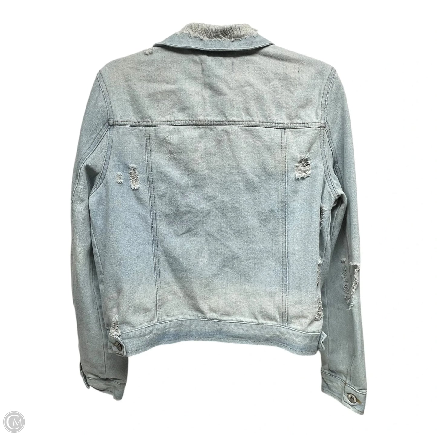 Jacket Denim By Ci Sono In Blue Denim, Size: Xl