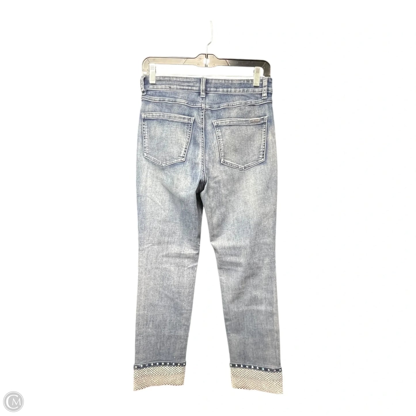 Jeans Straight By Joseph Ribkoff In Blue Denim, Size: 4