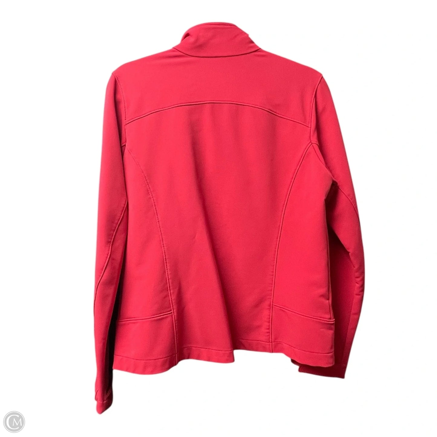 Athletic Jacket By Eddie Bauer In Pink, Size: M