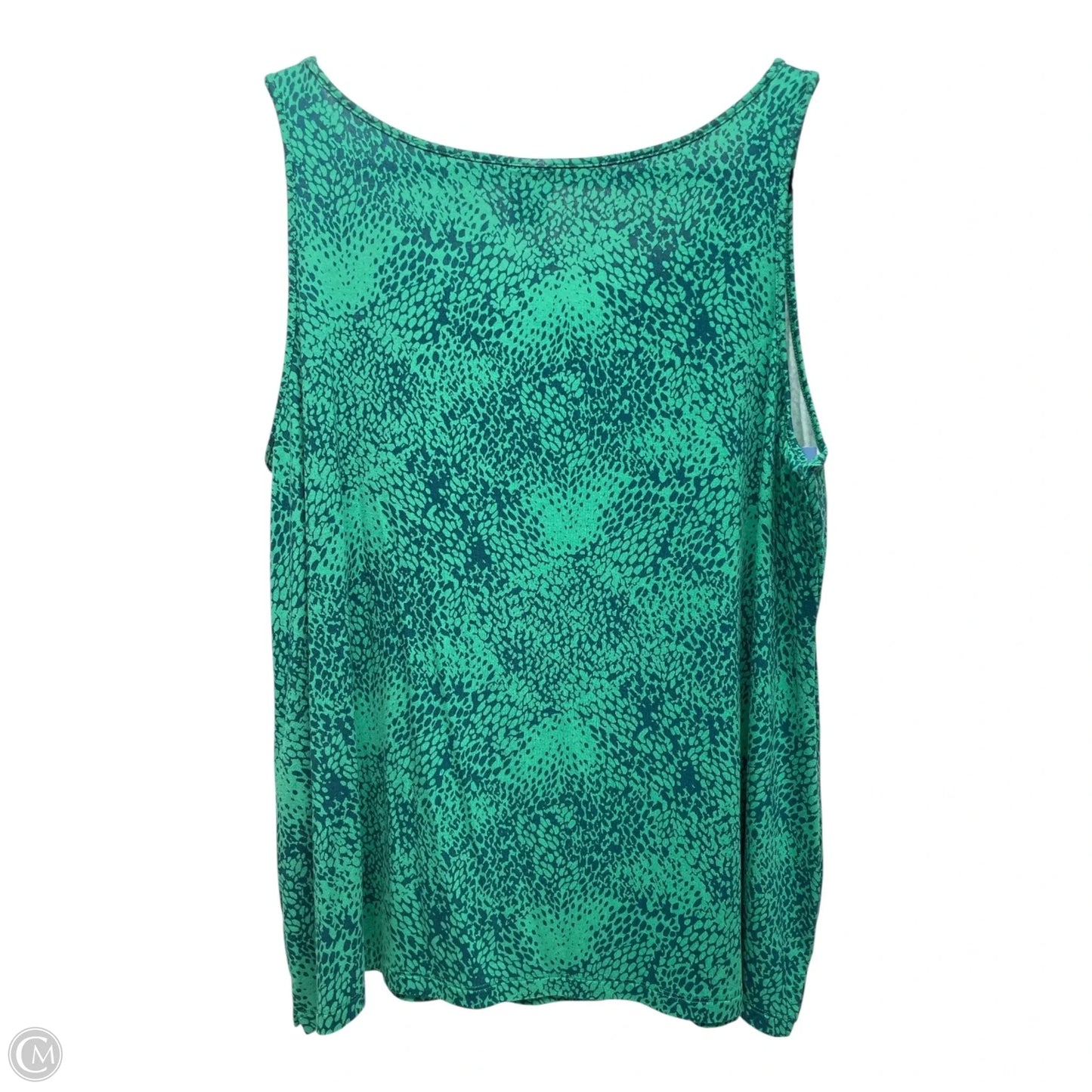 Tank Top By Chicos In Green, Size: Xl