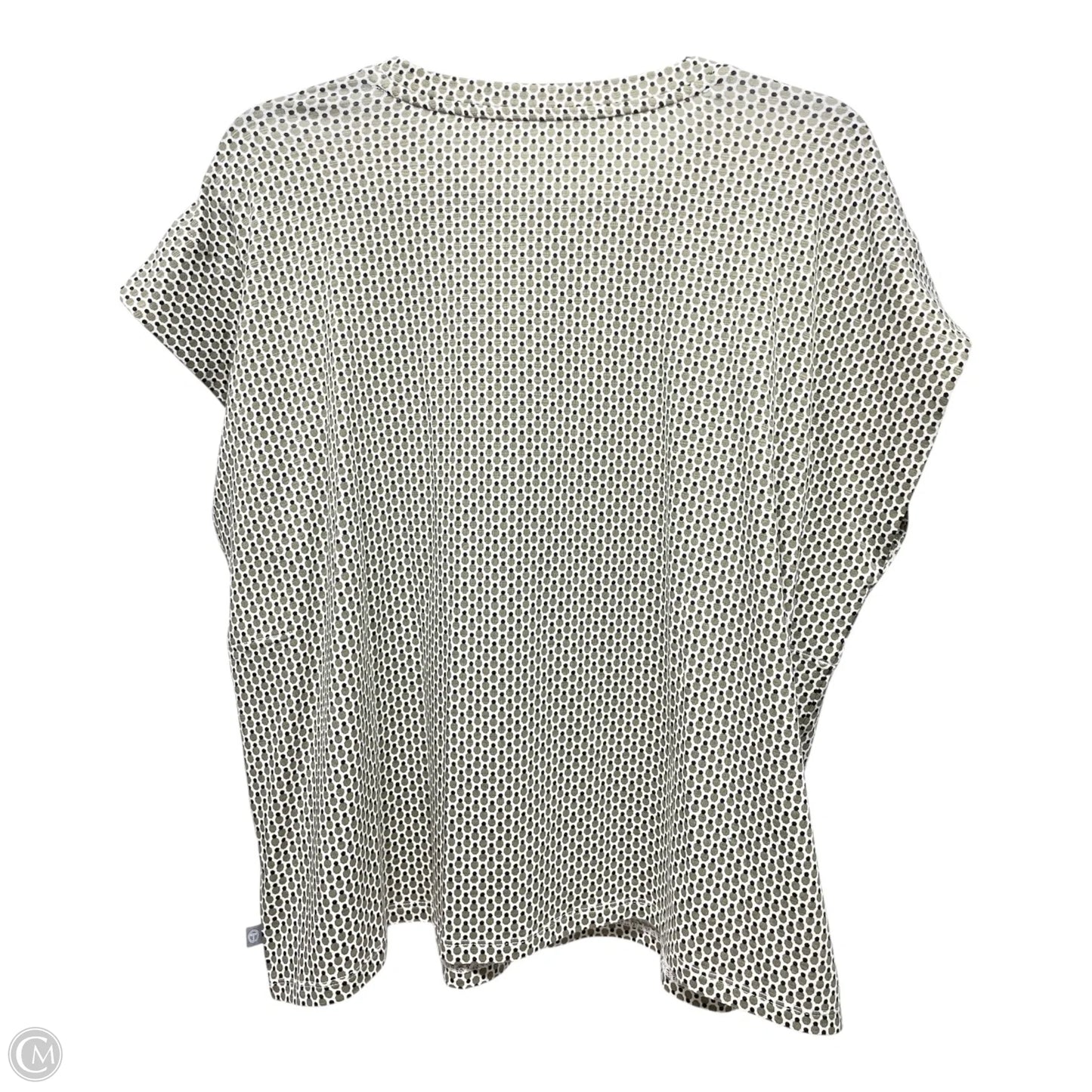 Top Short Sleeve By Talbots In Green, Size: L