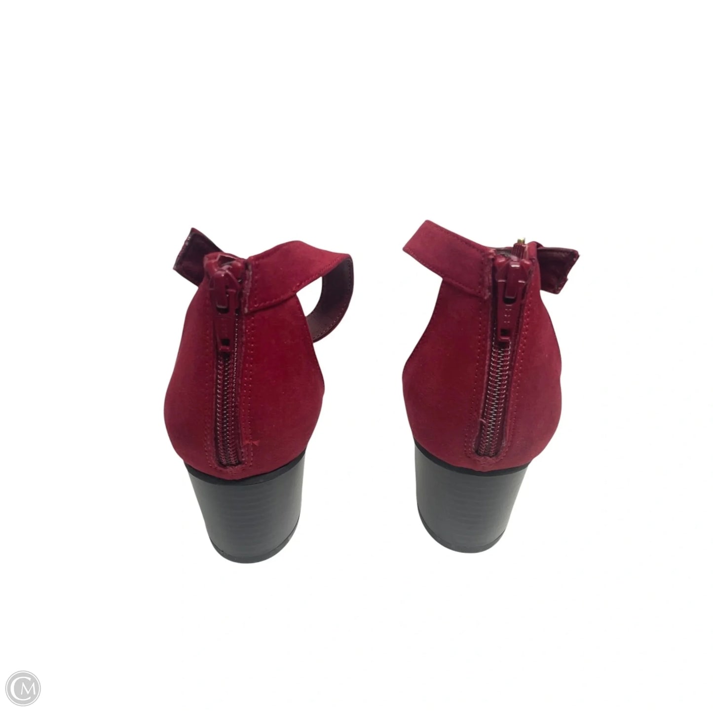 Shoes Heels Block By Style And Company In Red, Size: 10
