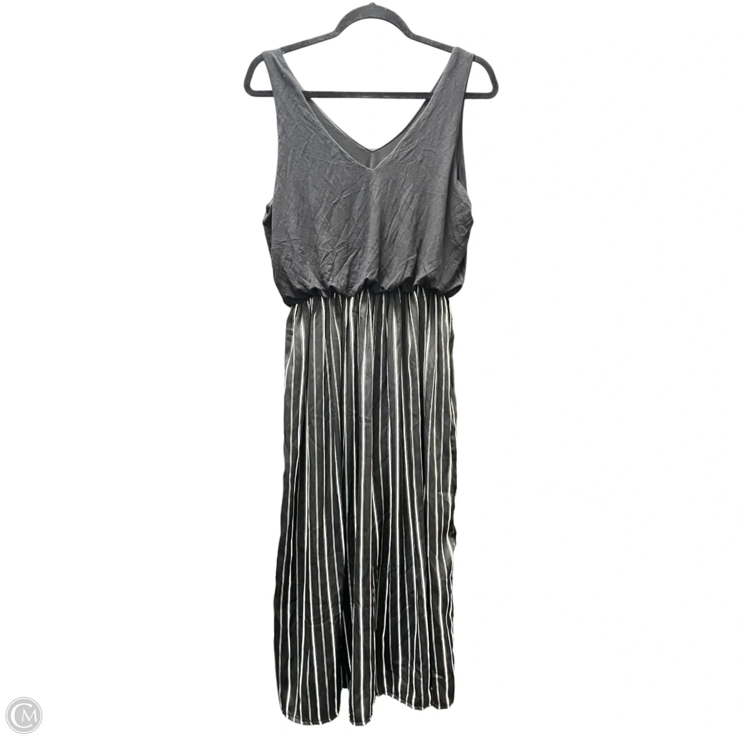 Dress Casual Midi By Loft In Black, Size: M