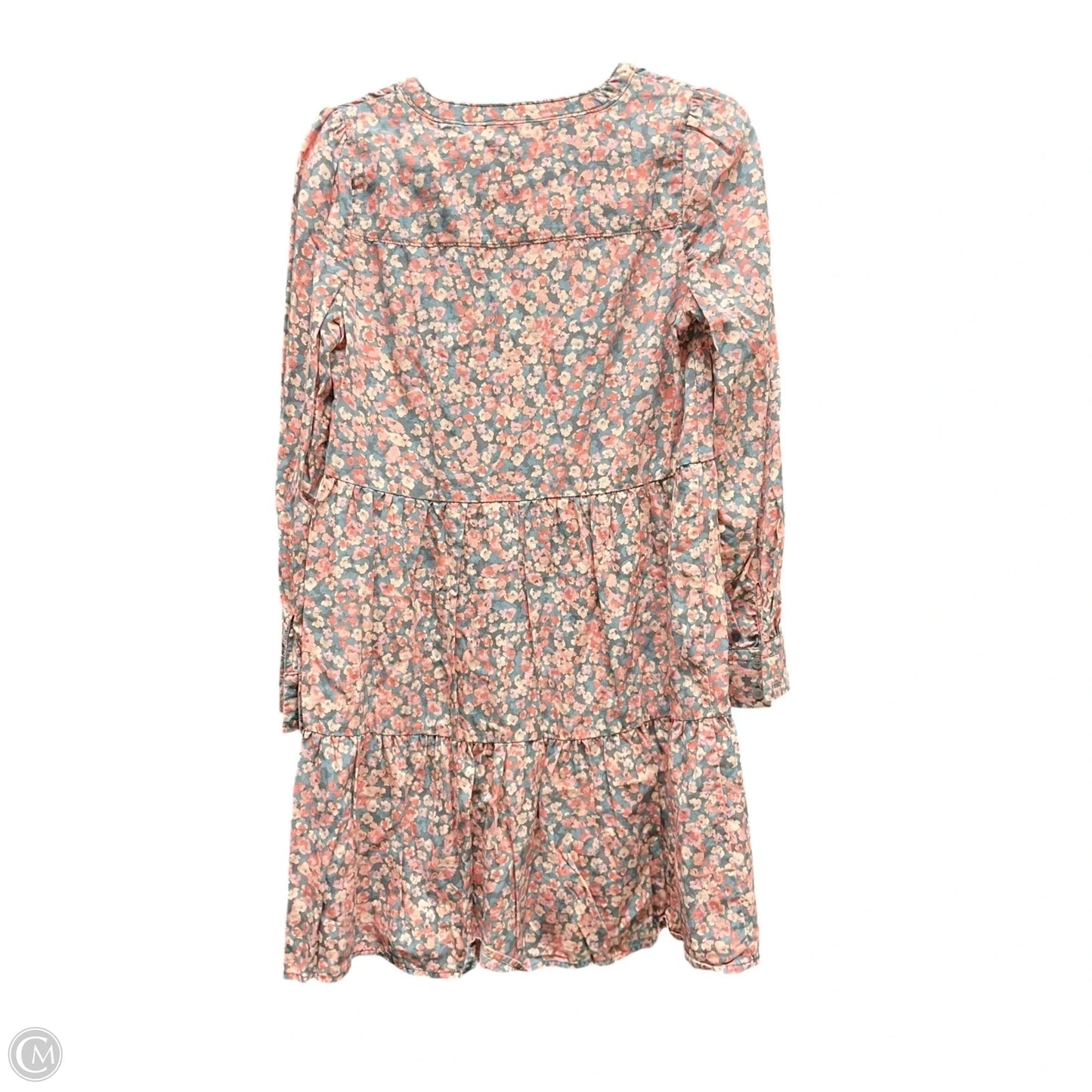 Dress Casual Short By Loft In Grey & Pink, Size: Xs