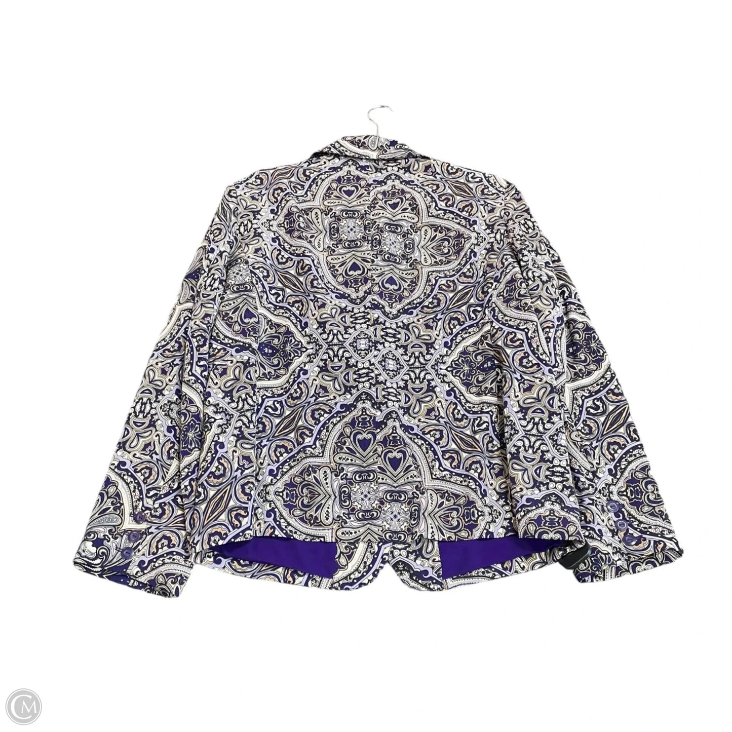 Blazer By Chicos In Purple, Size: L