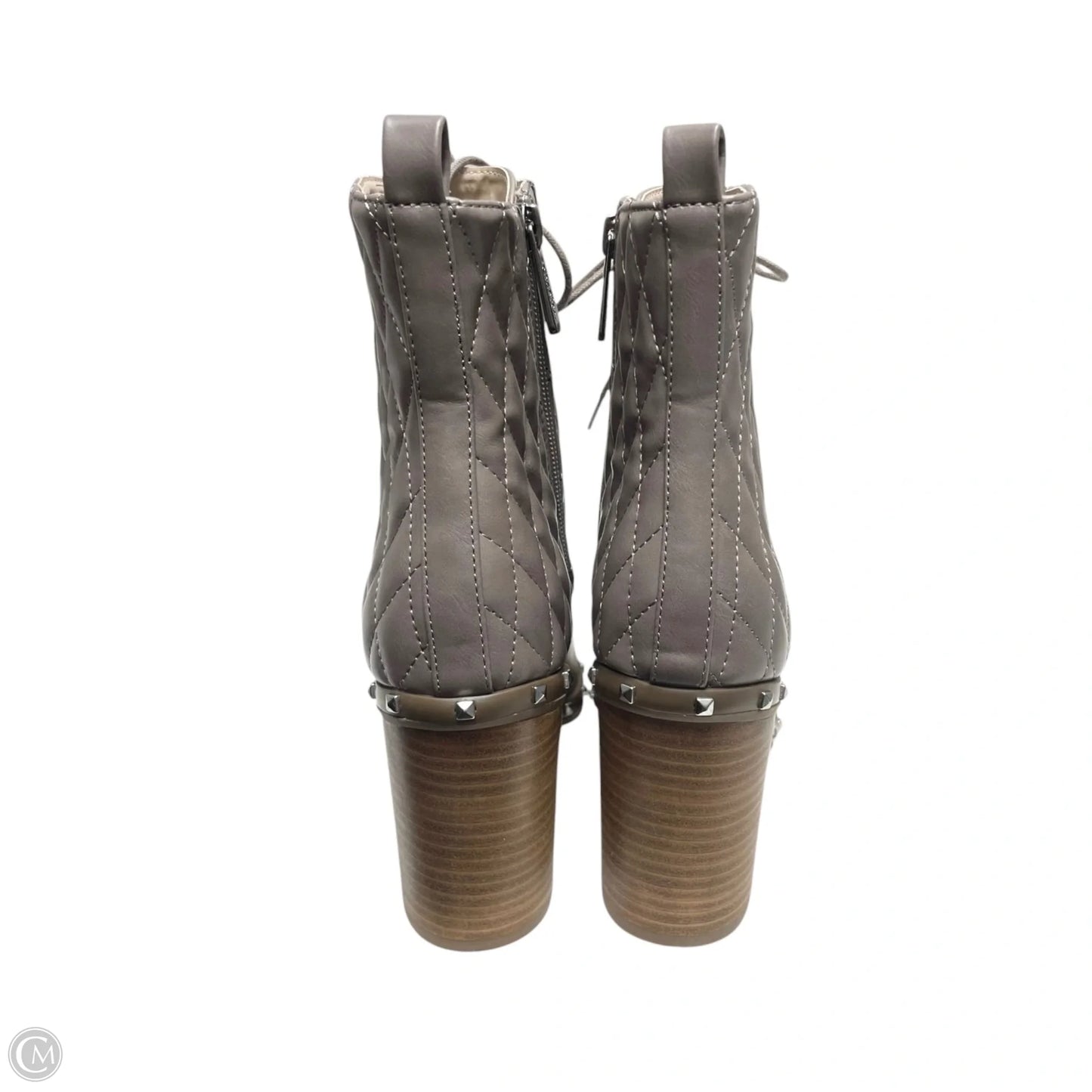 Boots Mid-calf Heels By Charles By Charles David In Taupe, Size: 6