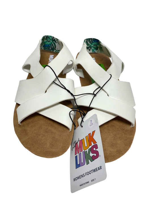 Sandals Flats By Muk Luks  Size: 7