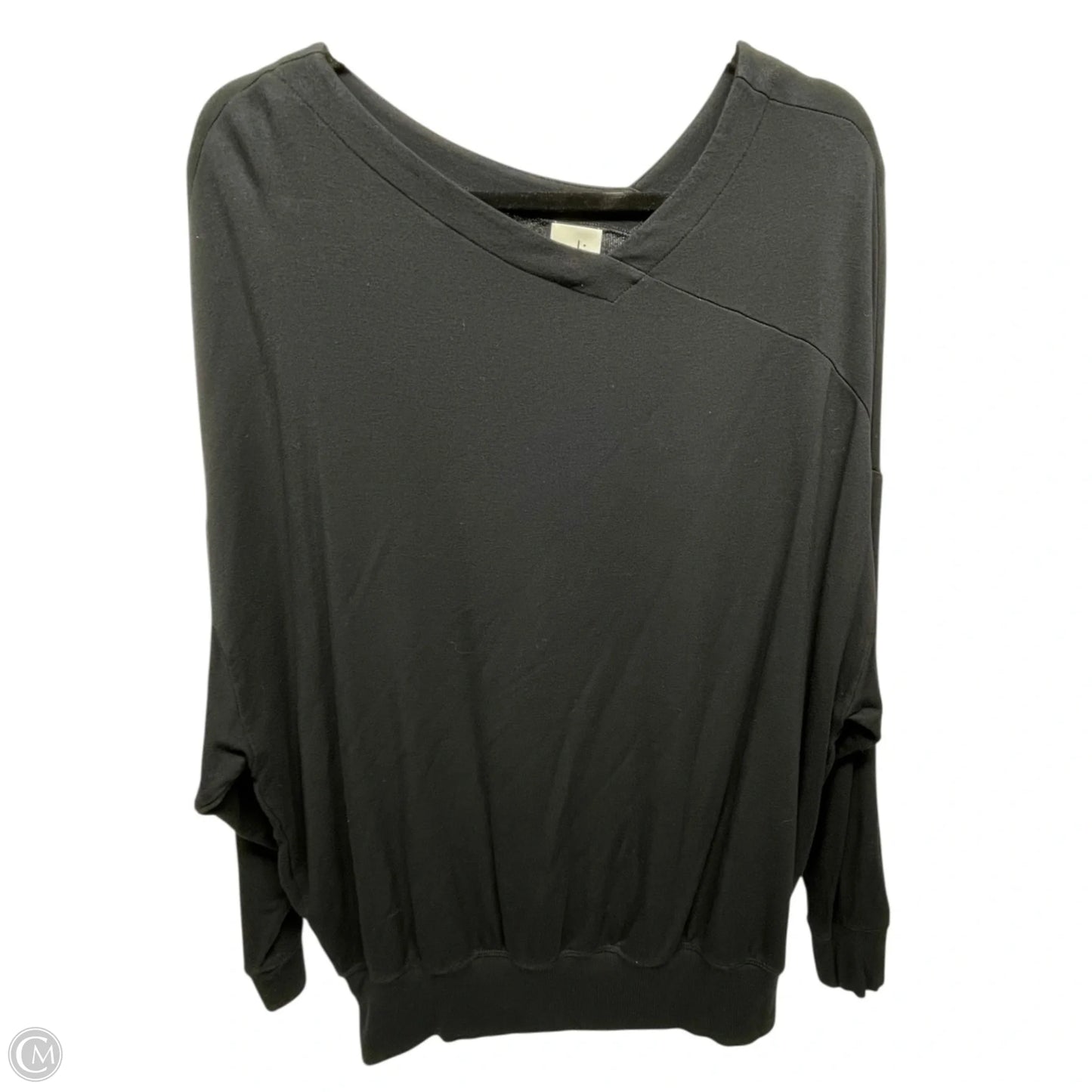 Top Long Sleeve Basic By Cabi In Black, Size: S