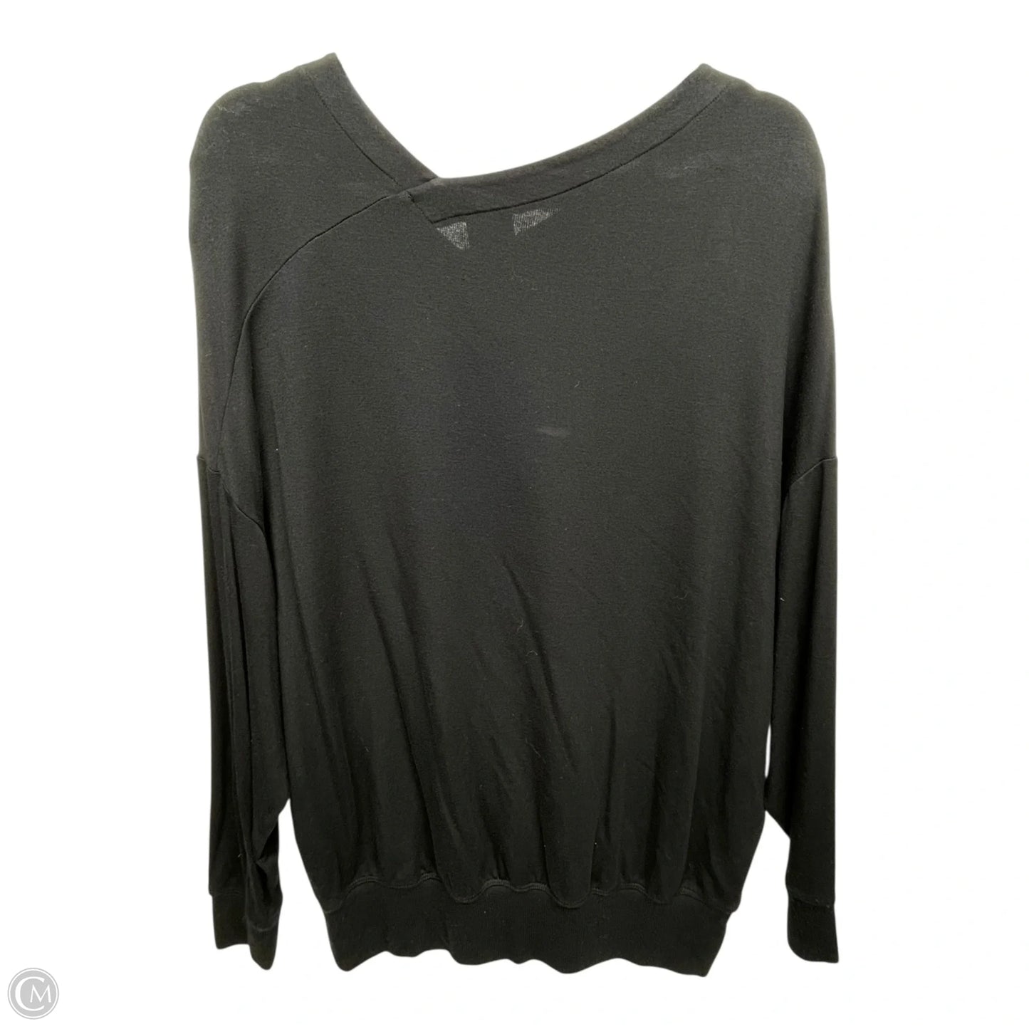 Top Long Sleeve Basic By Cabi In Black, Size: S
