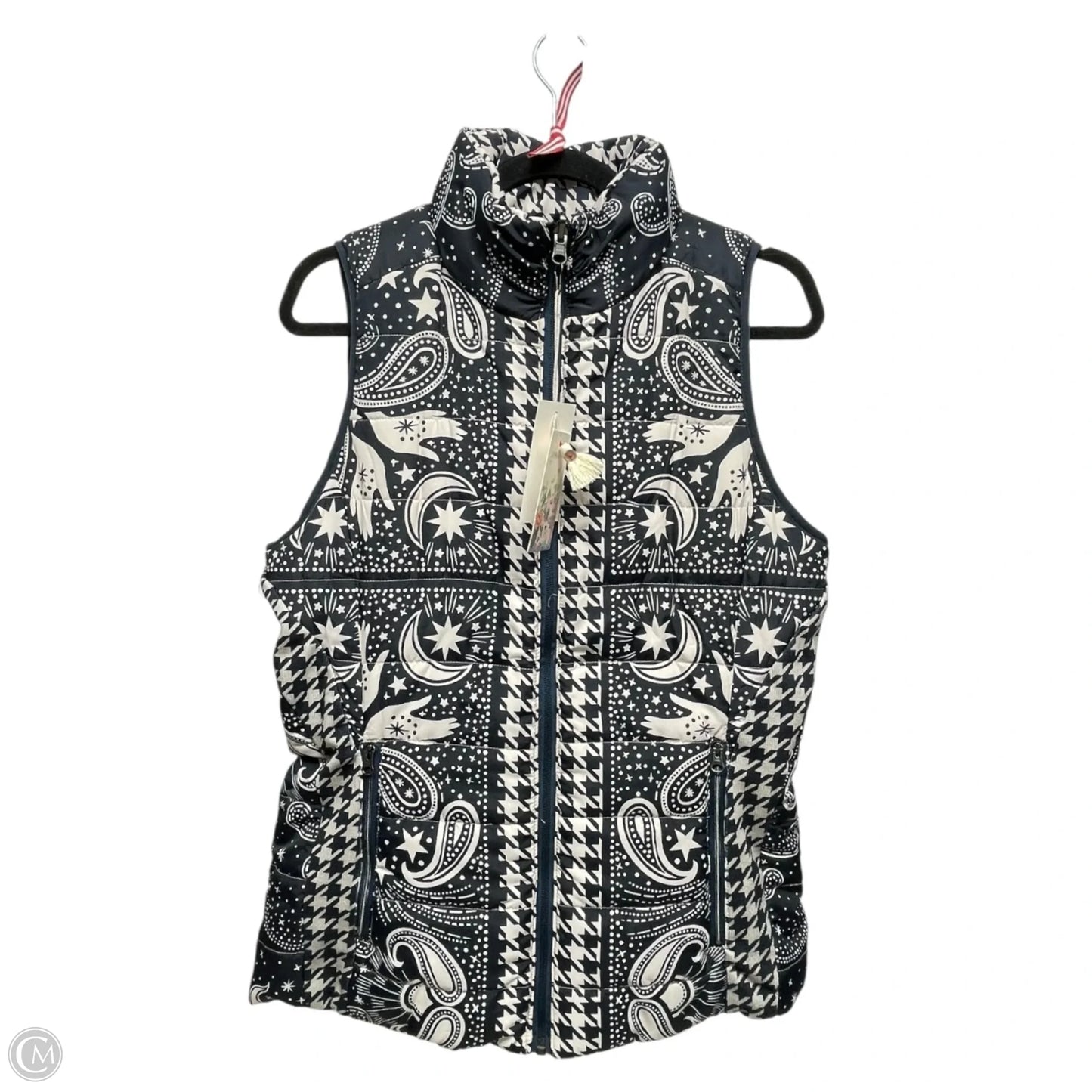 Vest Designer By Johnny Was In Multi-colored, Size: S