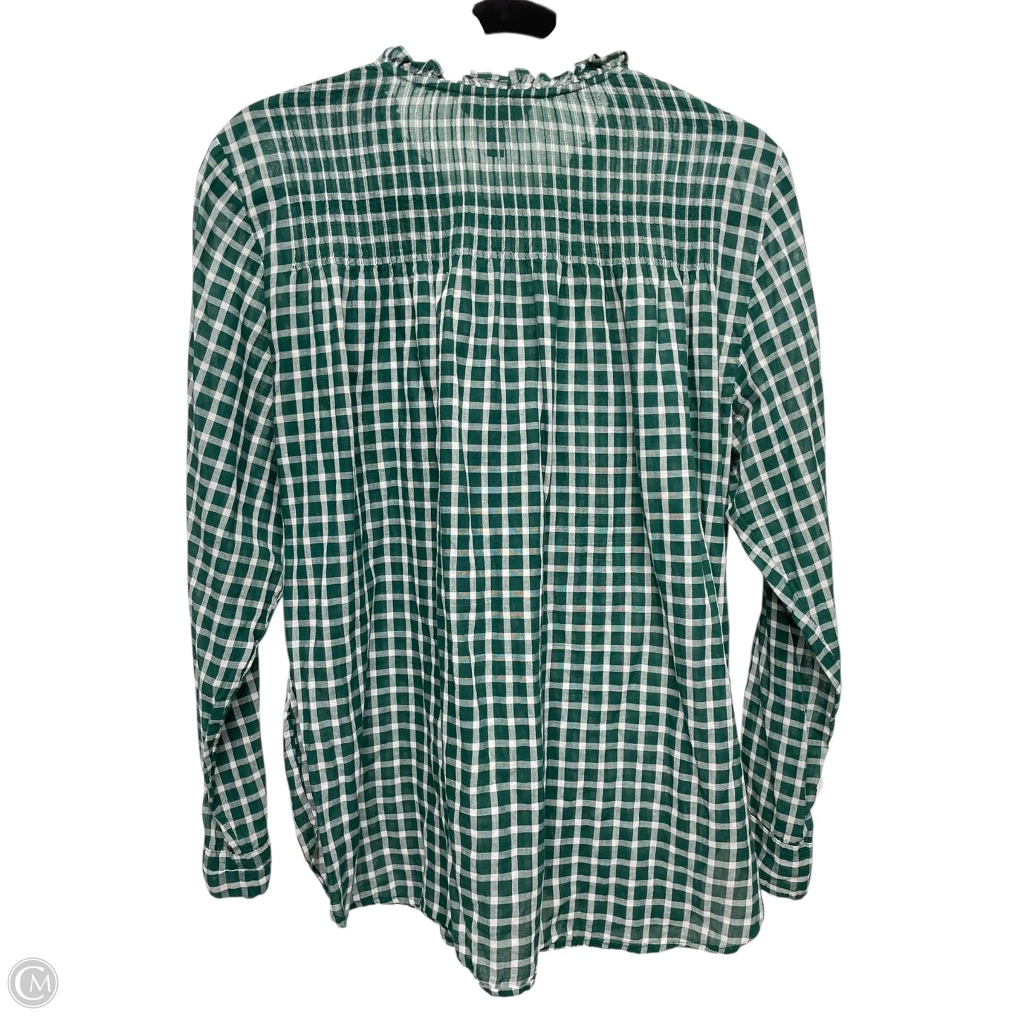 Top Long Sleeve By J. Crew In Green, Size: L