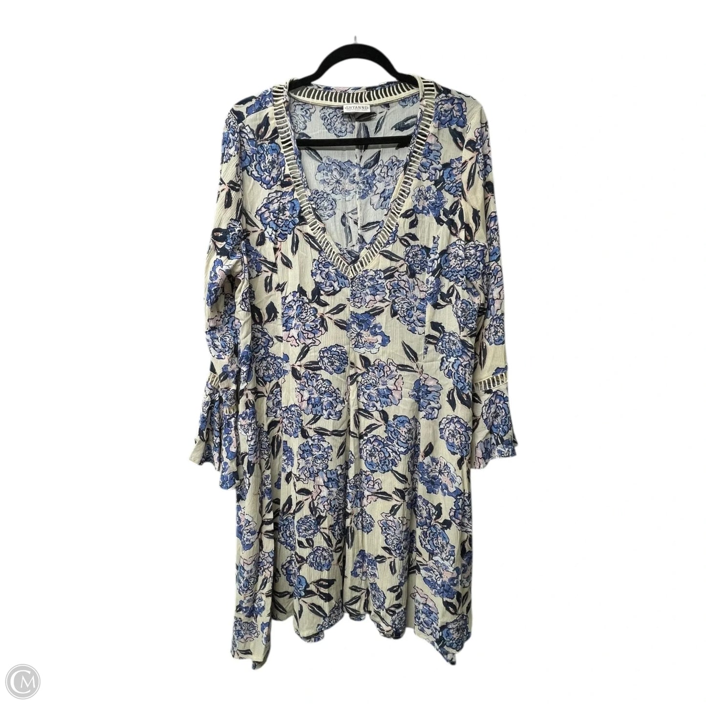 Dress Casual Short By shyanne In Floral Print, Size: Xl