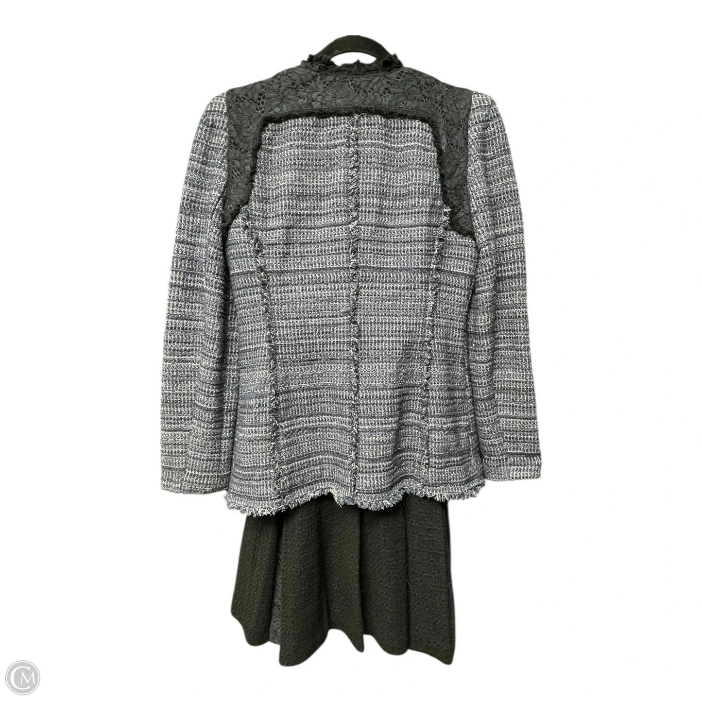 Dress Set 2pc By Rebecca Taylor In Black & Blue, Size: 6