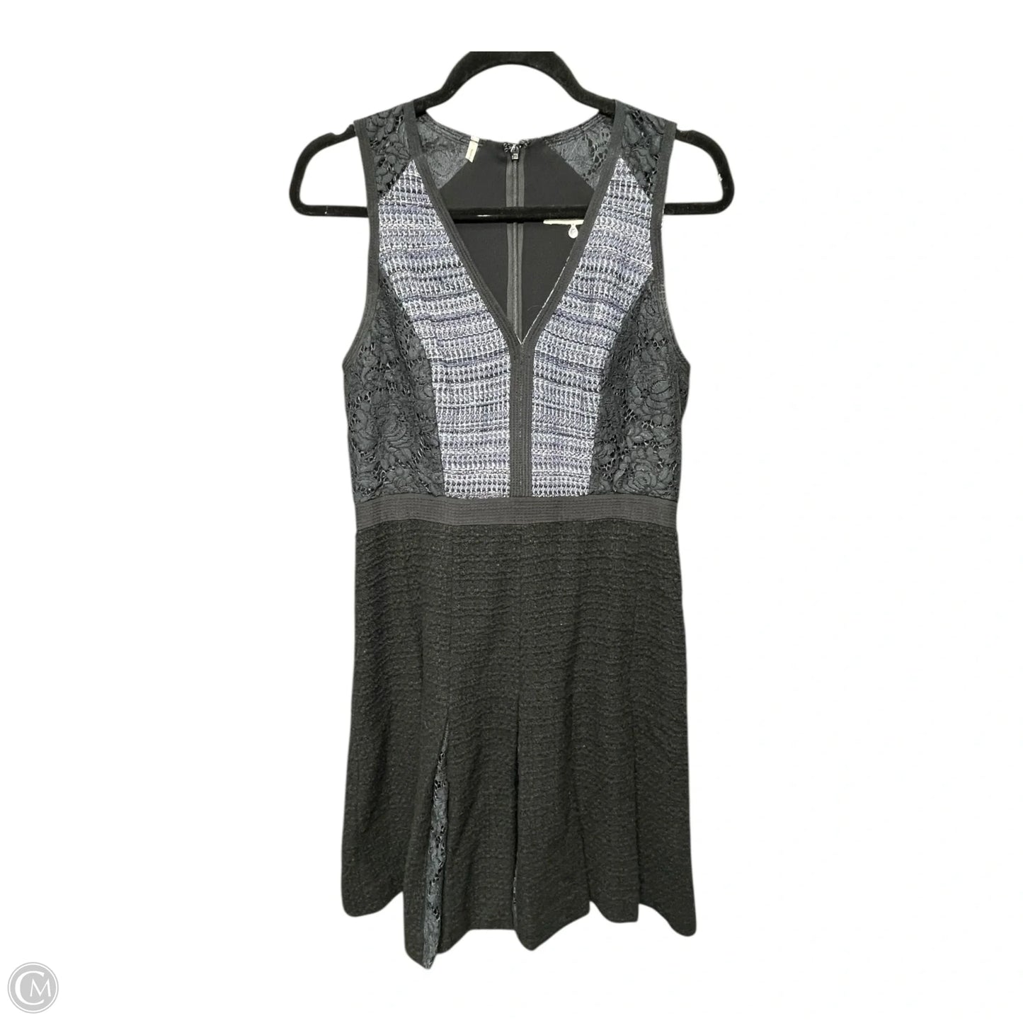Dress Set 2pc By Rebecca Taylor In Black & Blue, Size: 6