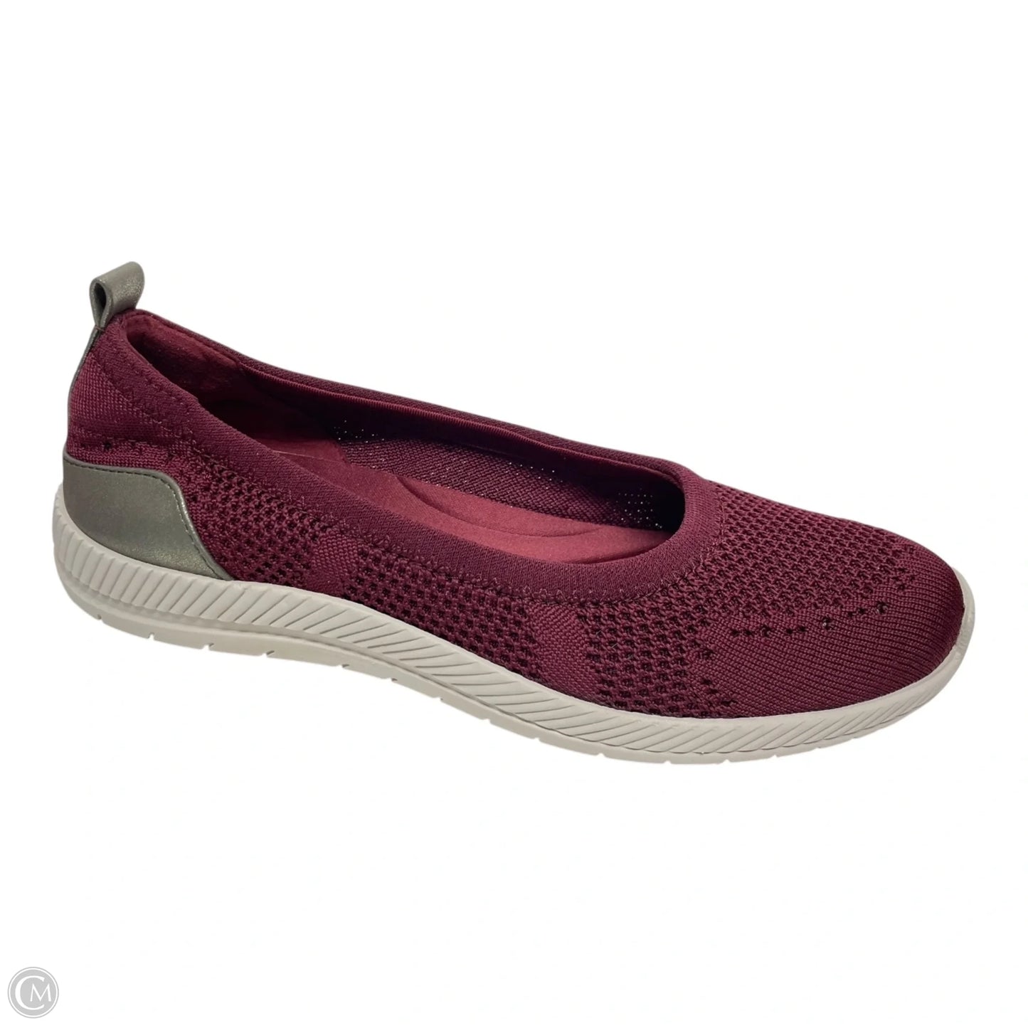 Shoes Flats By Easy Spirit In Maroon, Size: 8.5