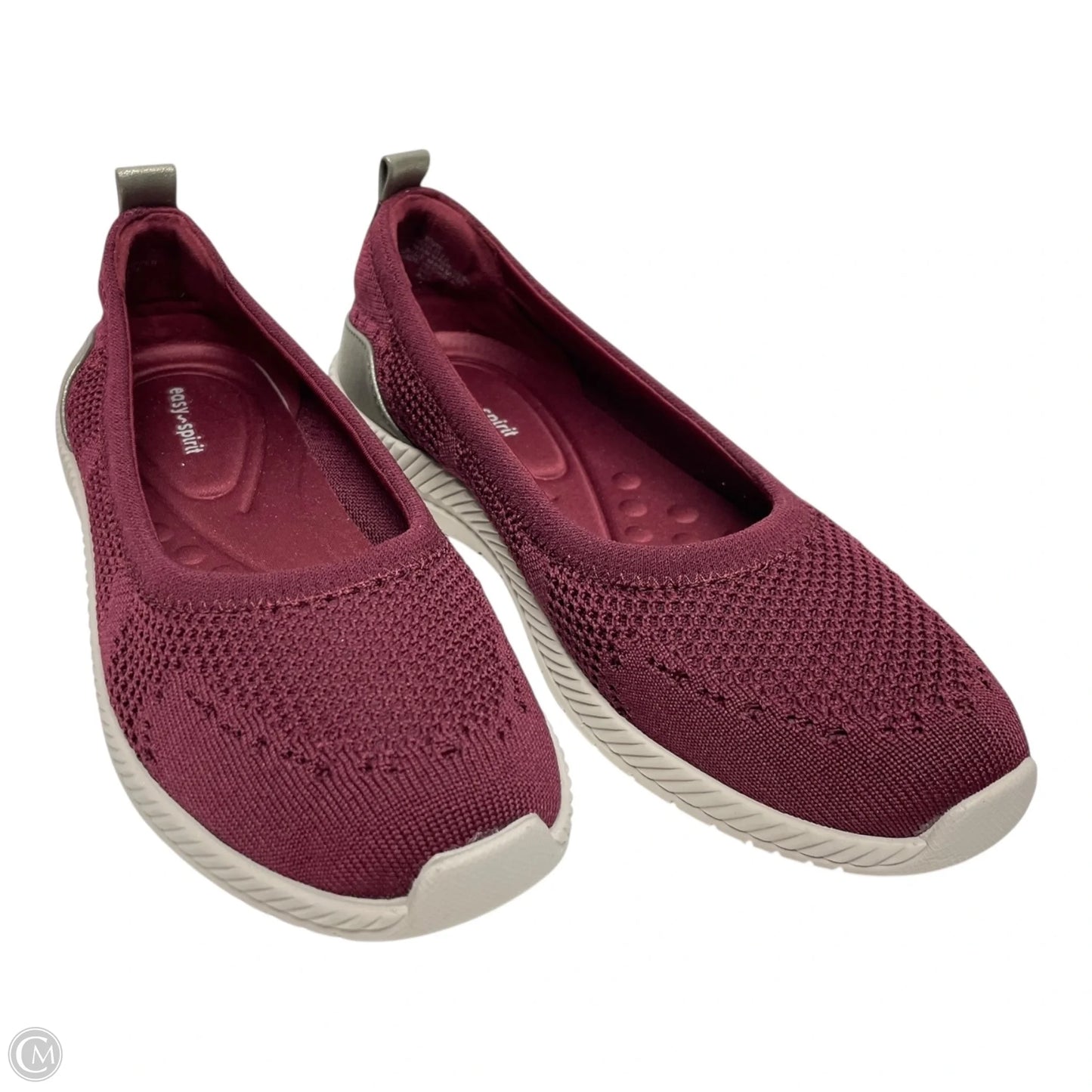 Shoes Flats By Easy Spirit In Maroon, Size: 8.5