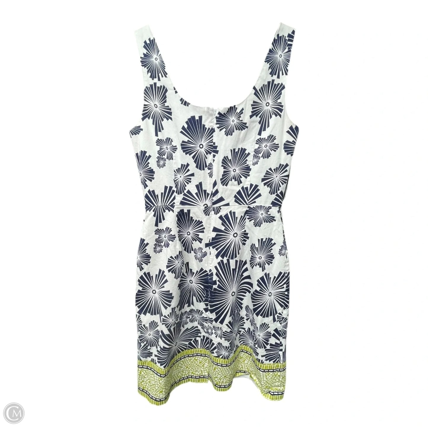Dress Casual Short By Adrianna Papell In Blue & White, Size: 8