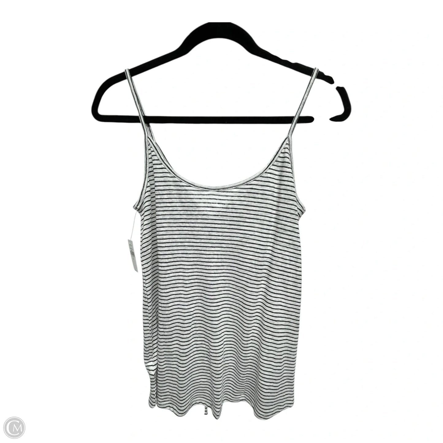 Top Sleeveless By Gap In Striped Pattern, Size: M