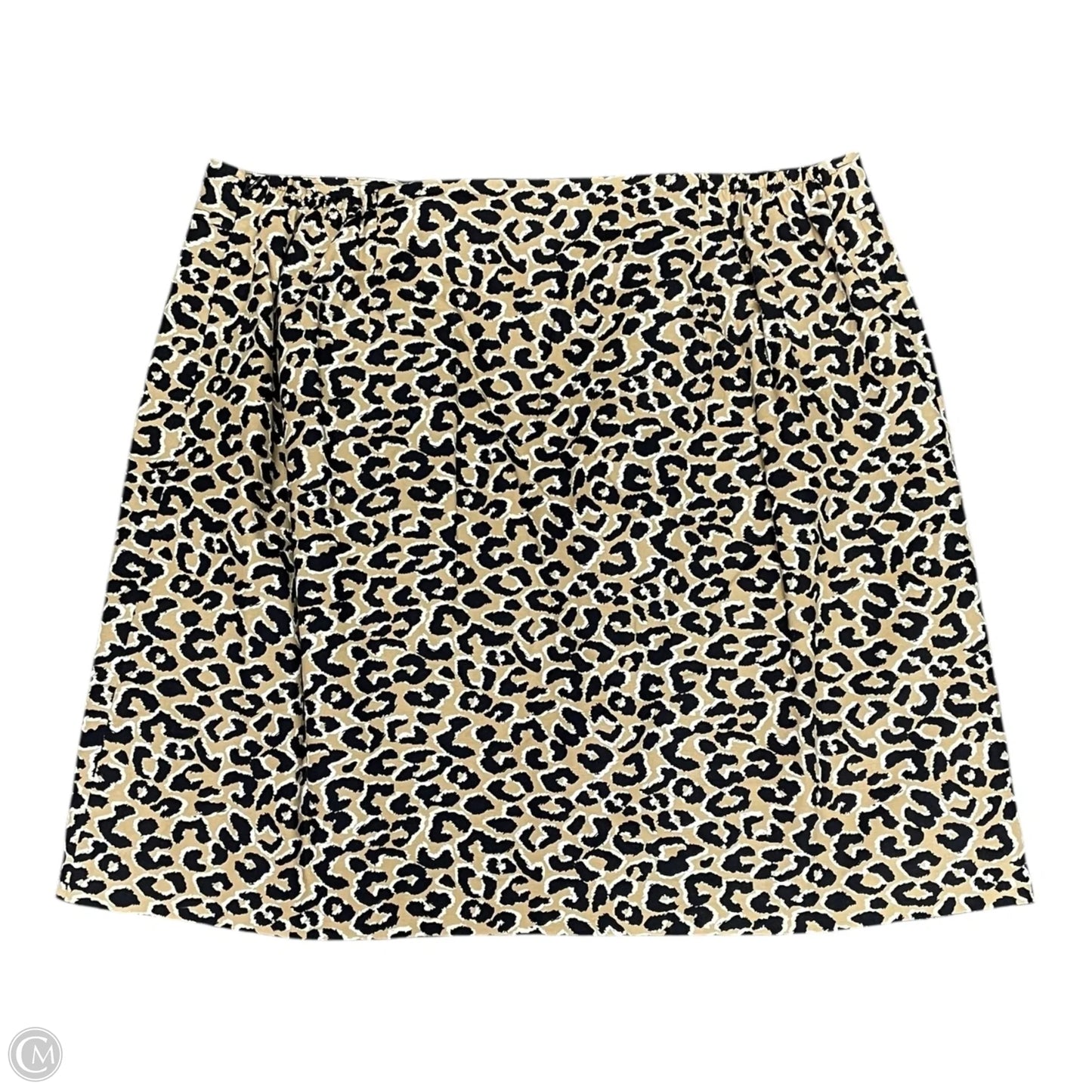 Skirt Mini & Short By Talbots In Animal Print, Size: Xl