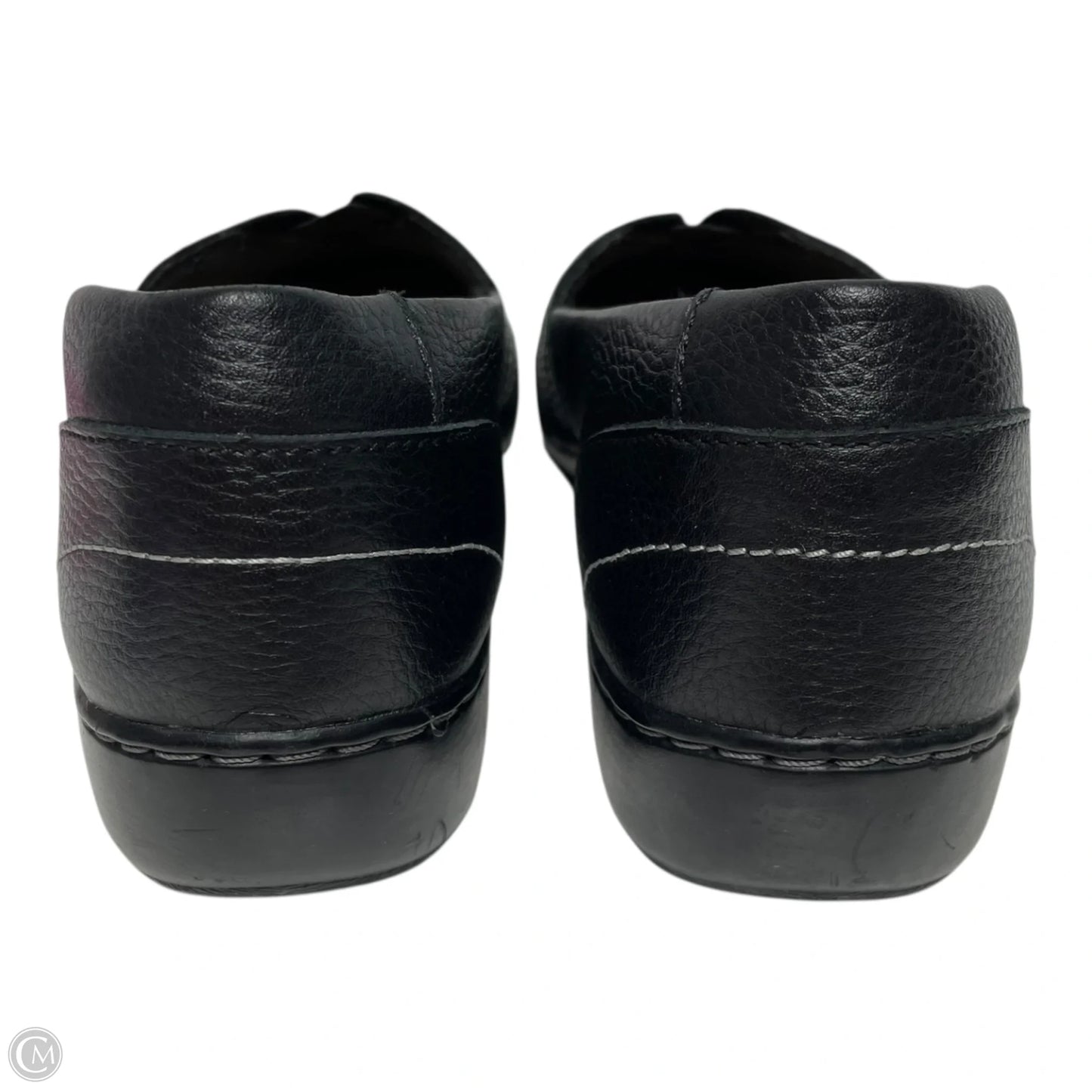 Shoes Flats By Clarks In Black, Size: 10