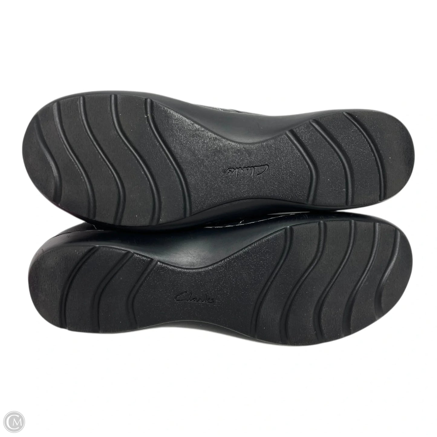 Shoes Flats By Clarks In Black, Size: 10
