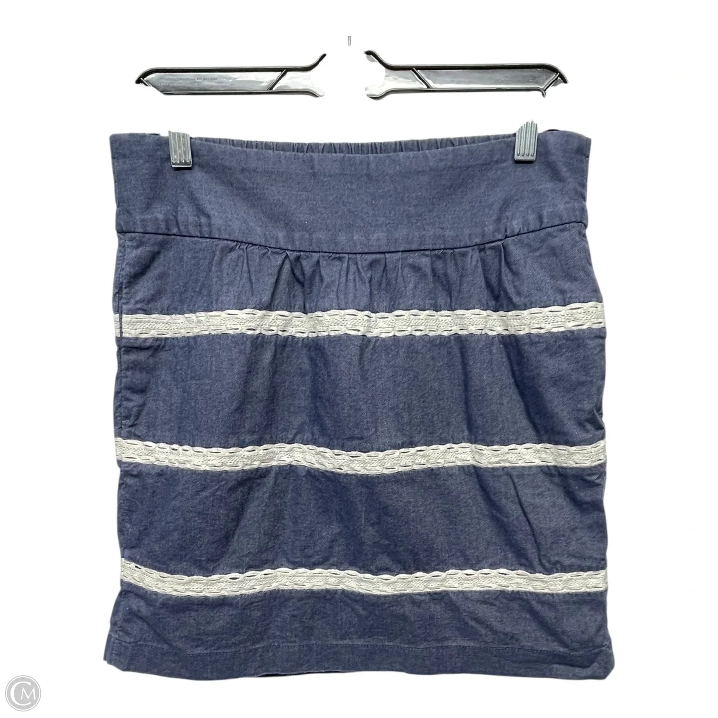 Skirt Mini & Short By Banana Republic In Blue, Size: 6