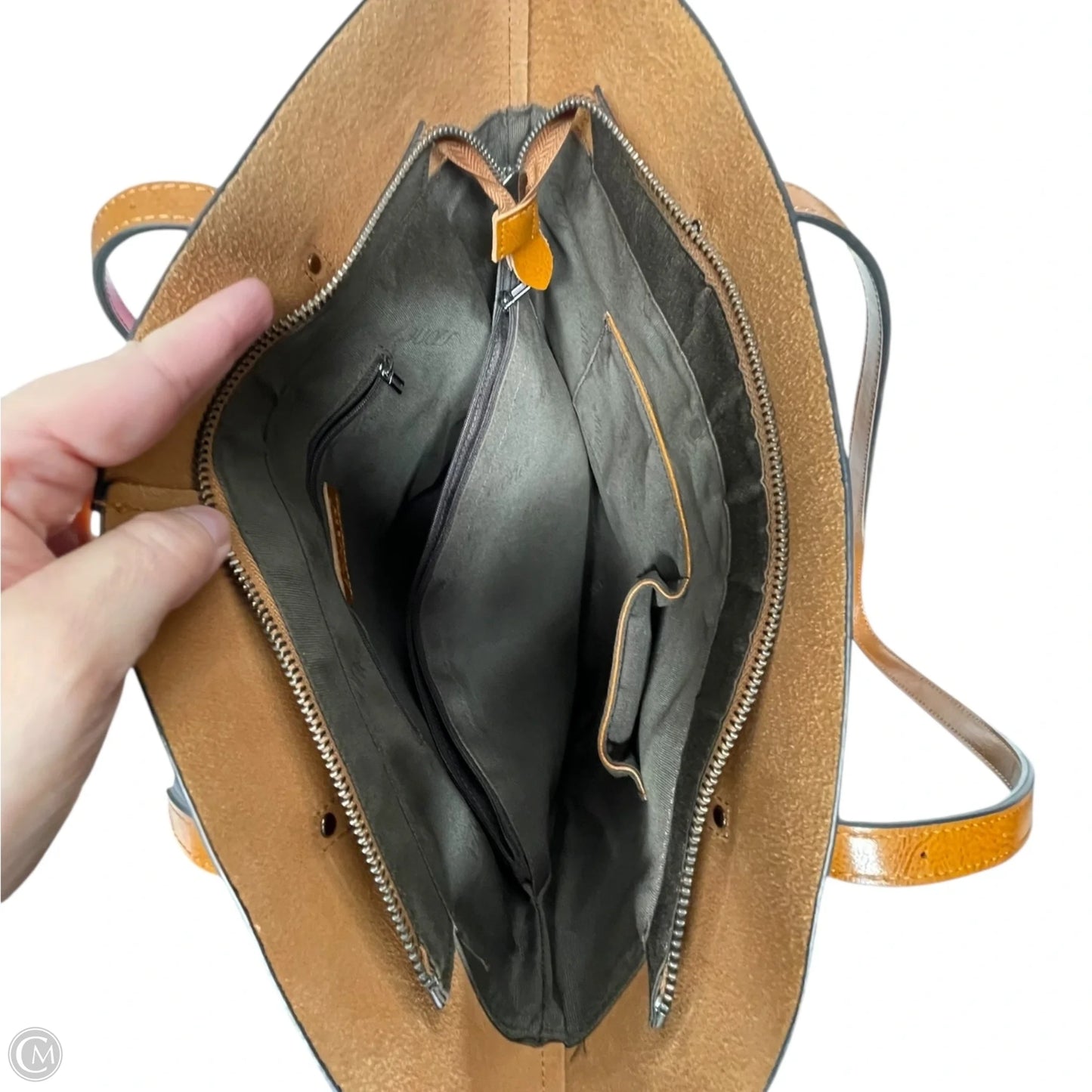 Tote Leather By SZONE, Size: Large